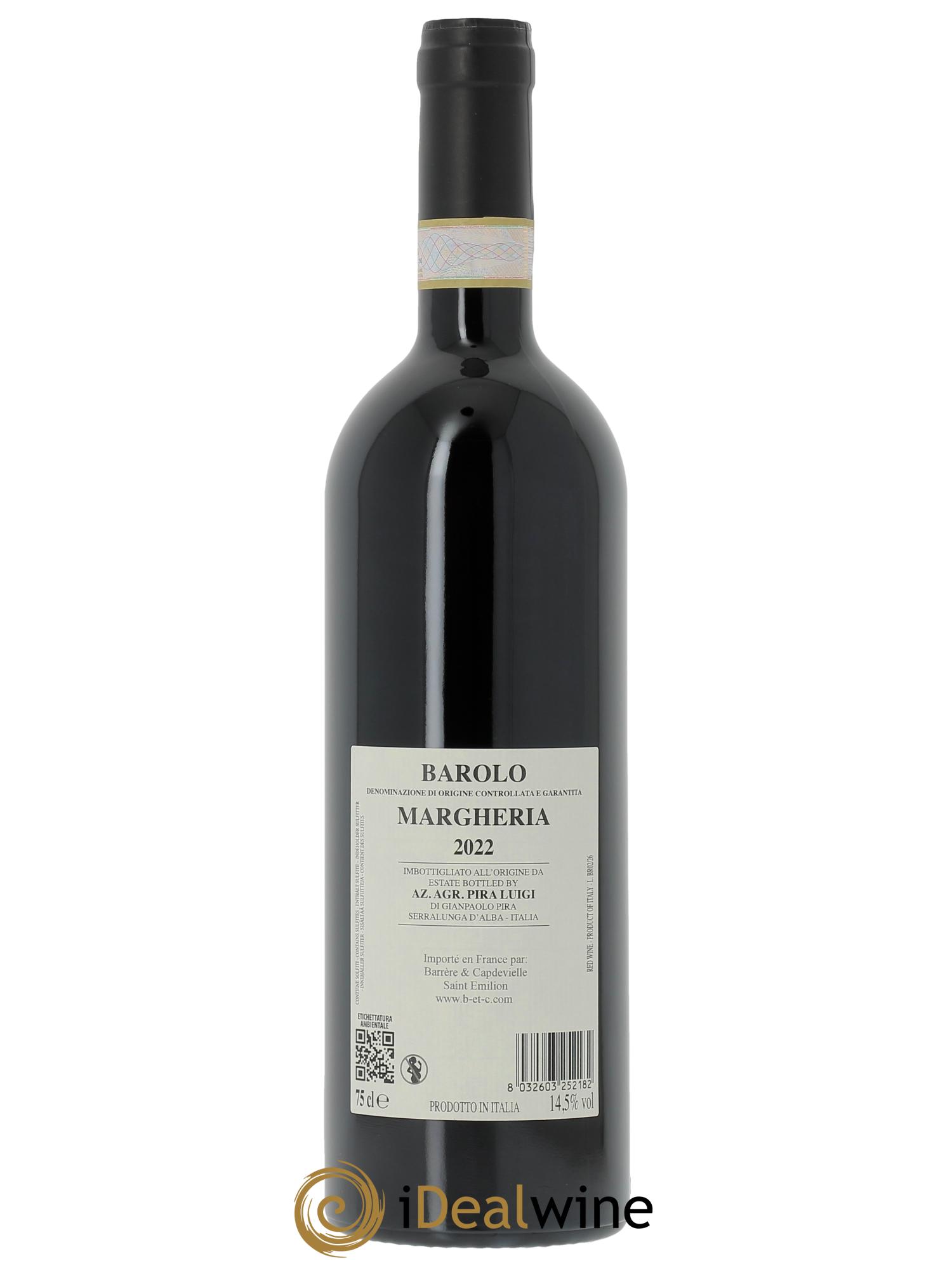 Barolo DOCG Luigi Pira Margheria  2022 - Posten von 1 Flasche - 1