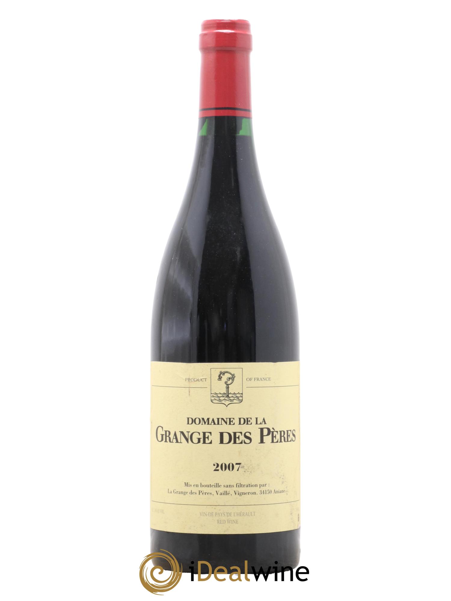 Pays d'Hérault Grange des Pères Laurent Vaillé 2007 - Lot de 1 bouteille - 0