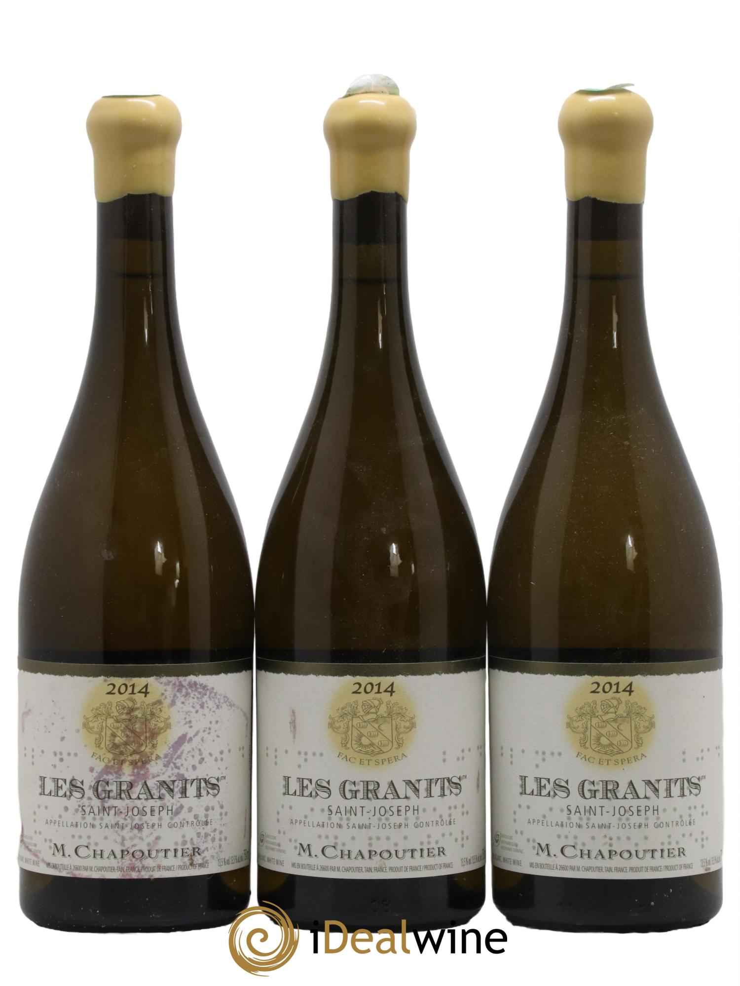 Saint-Joseph Les Granits Chapoutier 2014 - Lot de 3 bouteilles - 0