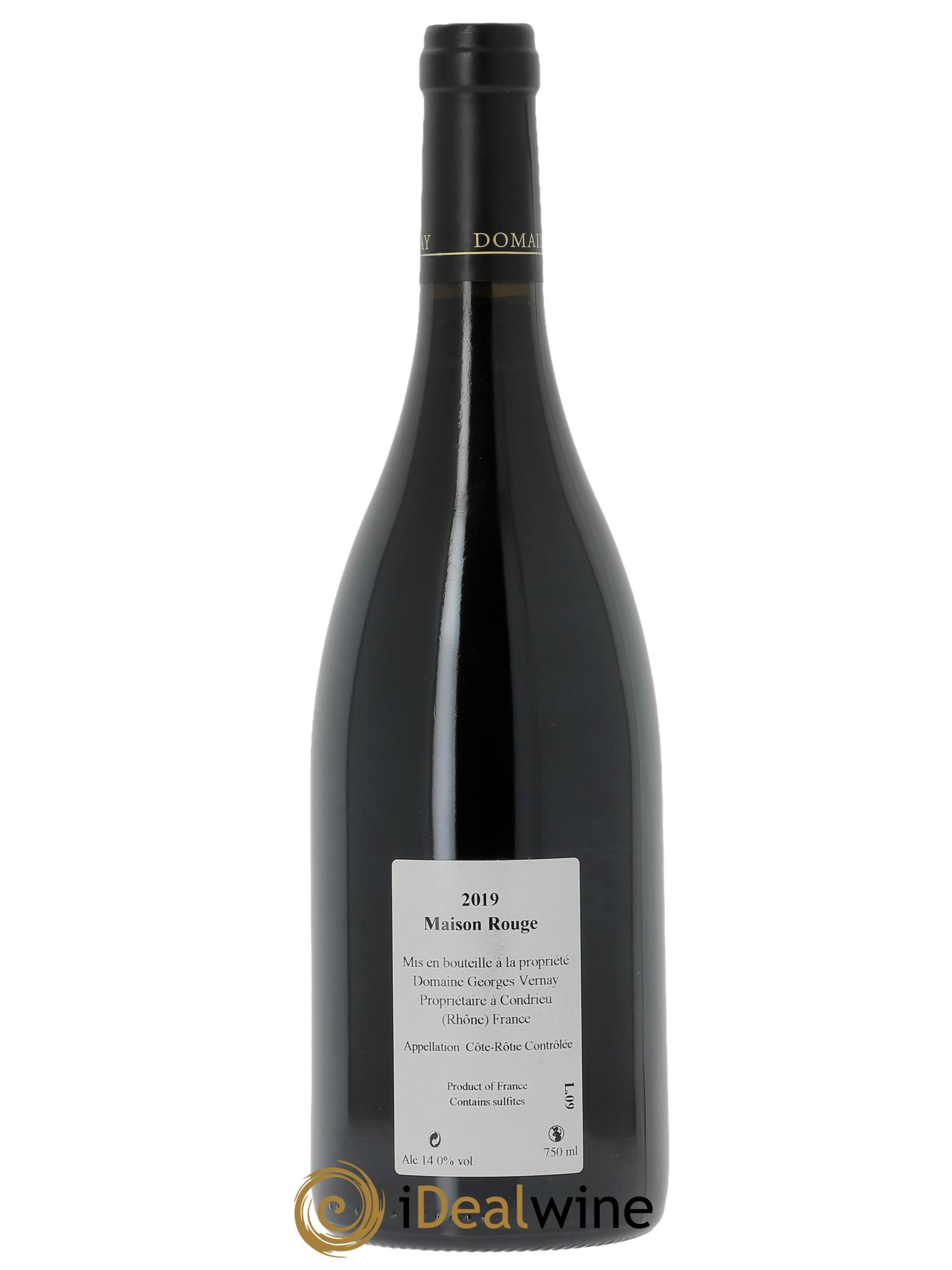 Côte-Rôtie Georges Vernay 2019 - Lot of 1 bottle - 1