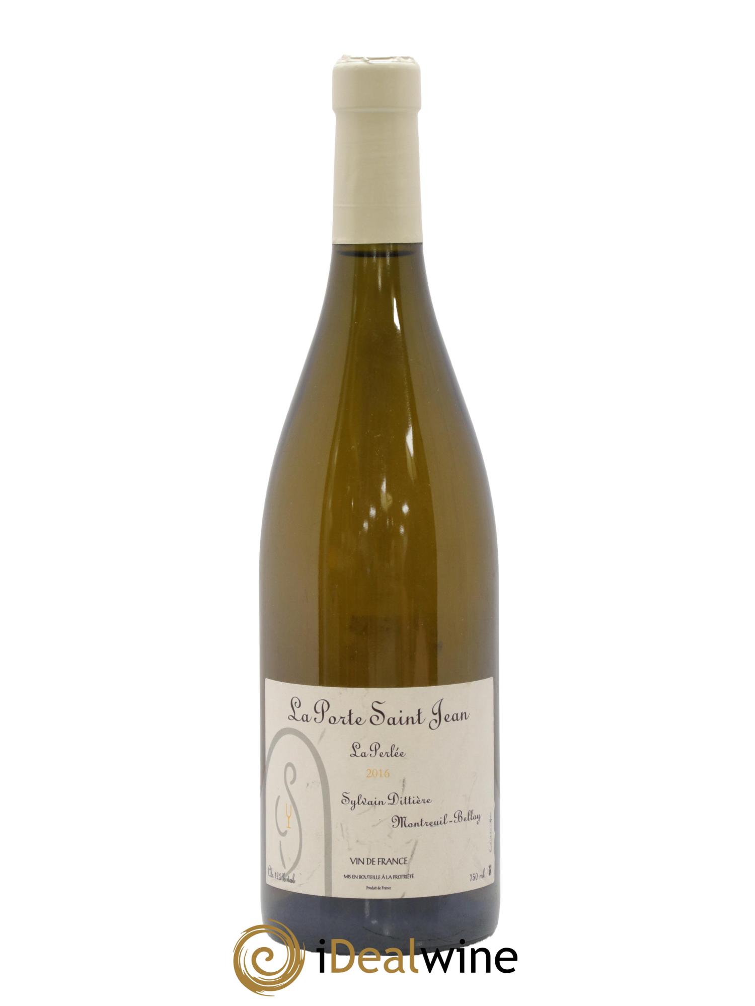 Vin de France La Perlée La Porte Saint Jean La Perlée Domaine De La Porte Saint-Jean 2016 - Lot de 1 bouteille - 0