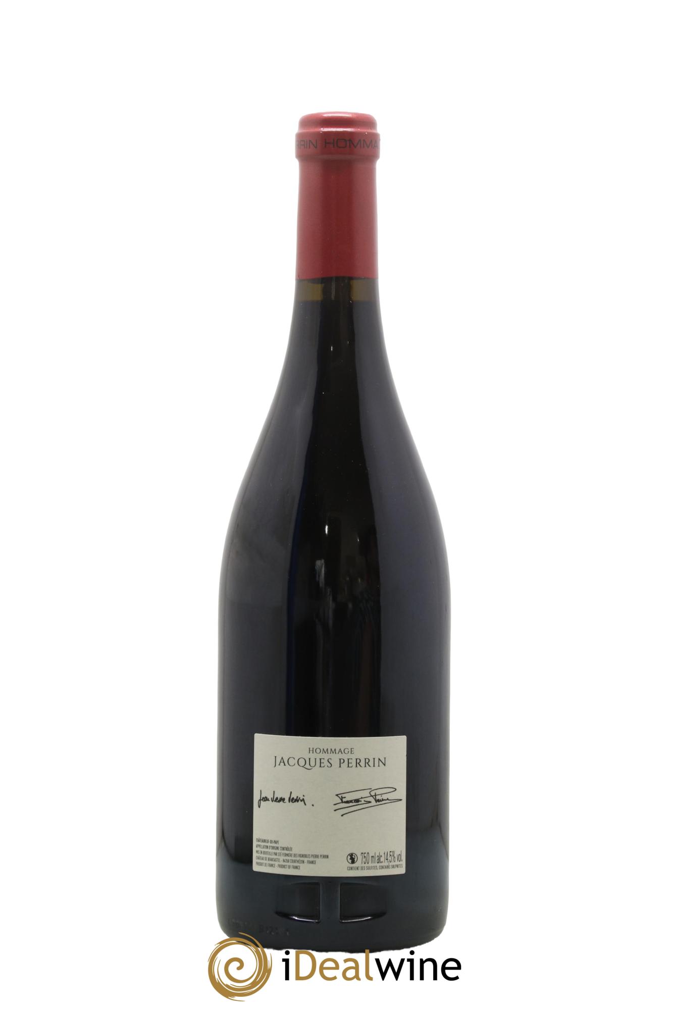 Châteauneuf-du-Pape Château de Beaucastel Hommage à Jacques Perrin Famille Perrin 2016 - Lot of 1 bottle - 1