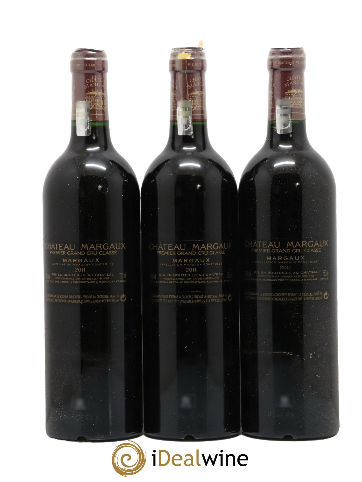 Château Margaux 1er Grand Cru Classé  2011 - Lot of 12 bottles - 8