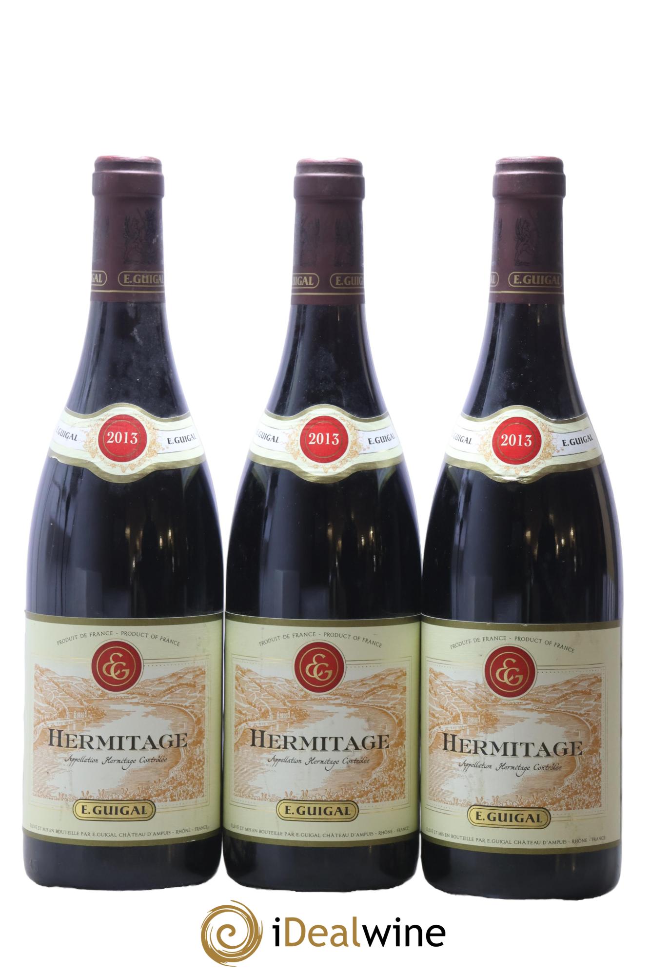 Hermitage Guigal 2013 - Lot de 3 bouteilles - 0