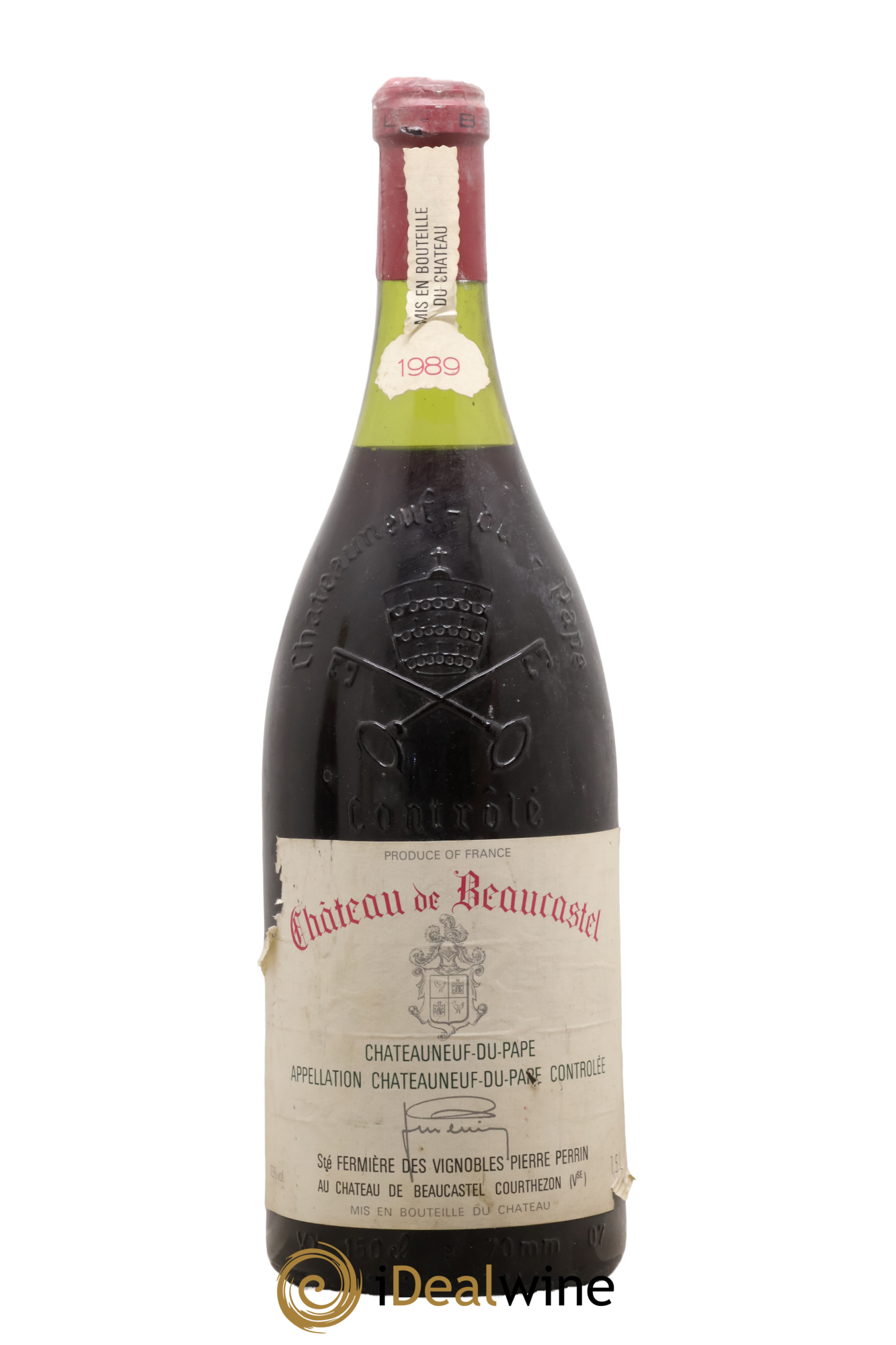 Châteauneuf-du-Pape Château de Beaucastel Famille Perrin 1989 - Lot de 1 magnum - 0