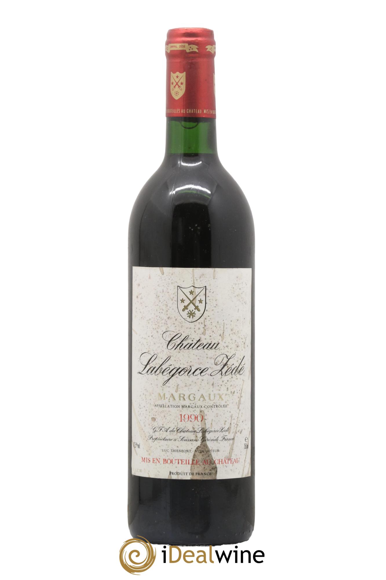 Château Labegorce Zédé Cru Bourgeois 1990 - Lot of 1 bottle - 0