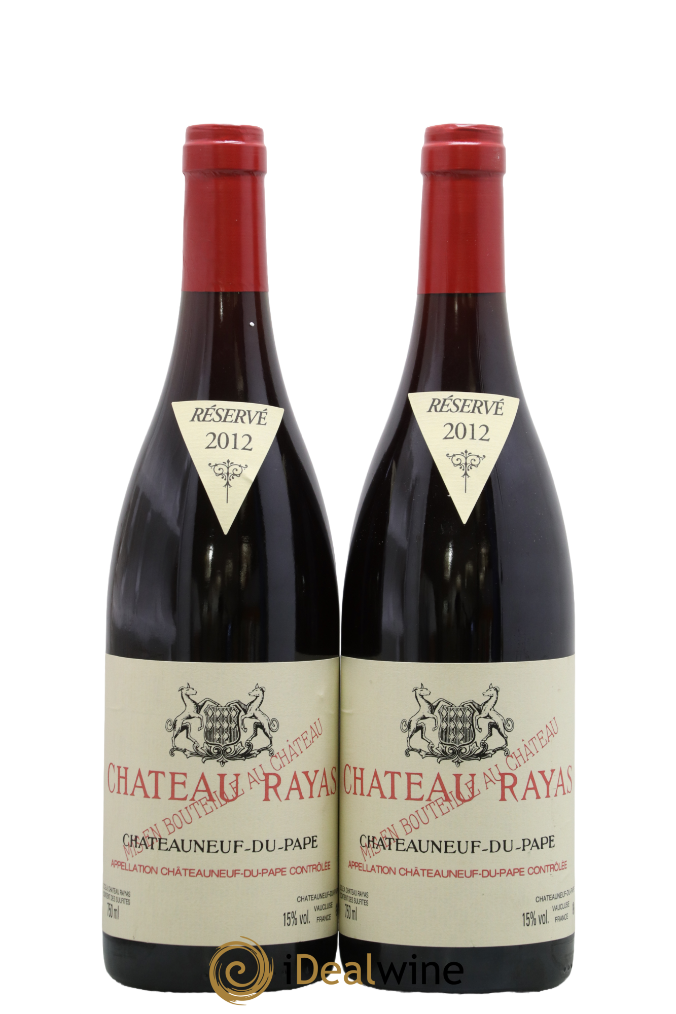 Châteauneuf-du-Pape Château Rayas Emmanuel Reynaud 2012 - Lot of 2 bottles - 0