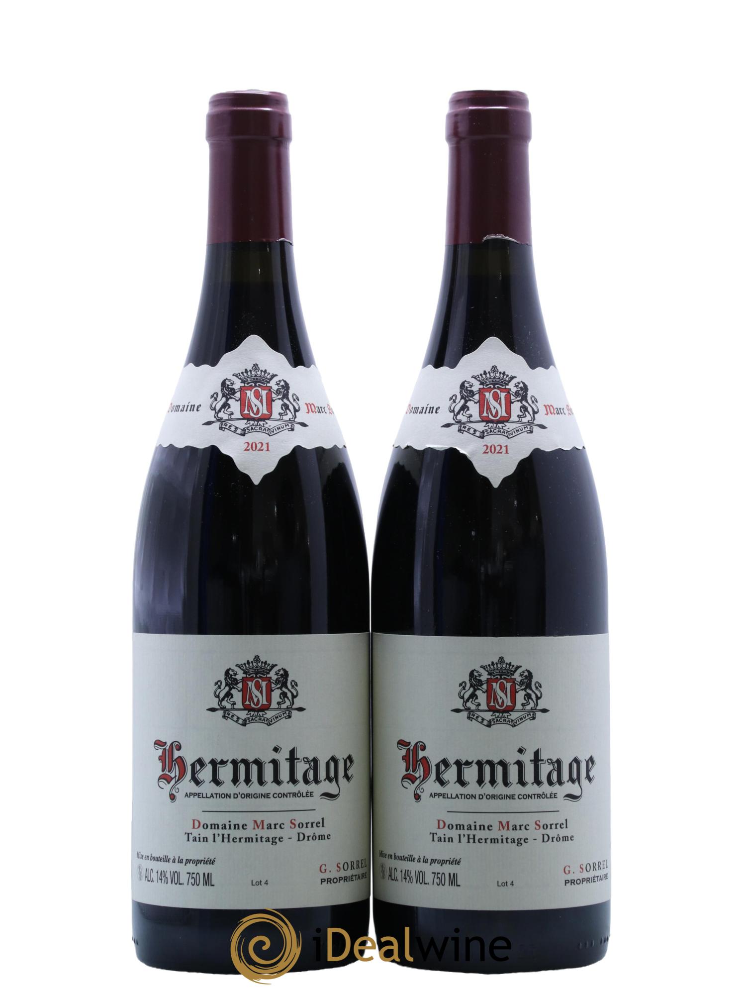 Hermitage Marc Sorrel 2021 - Lot de 2 bouteilles - 0