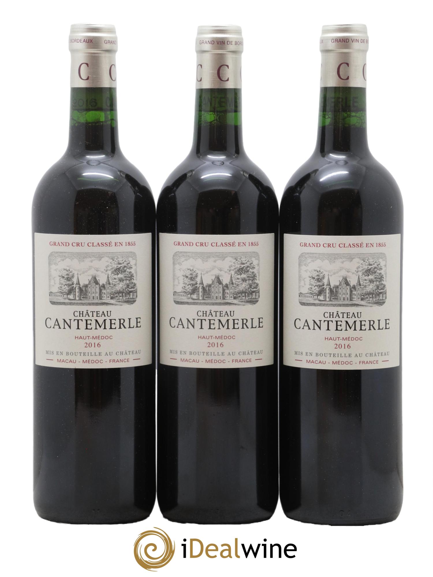 Château Cantemerle 5ème Grand Cru Classé 2016 - Lot de 6 bouteilles - 1