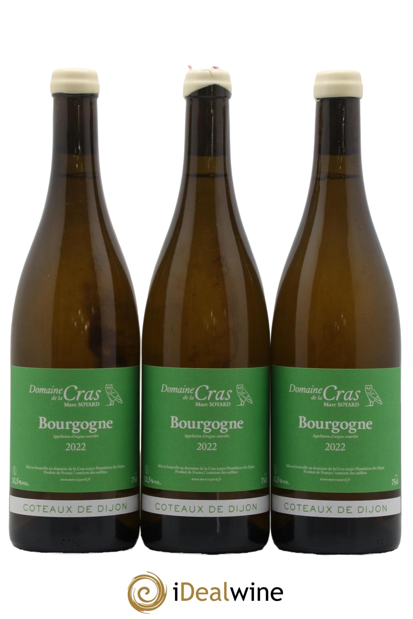 Bourgogne Coteaux De Dijon Domaine de La Cras 2022 - Lotto di 3 bottiglie - 0