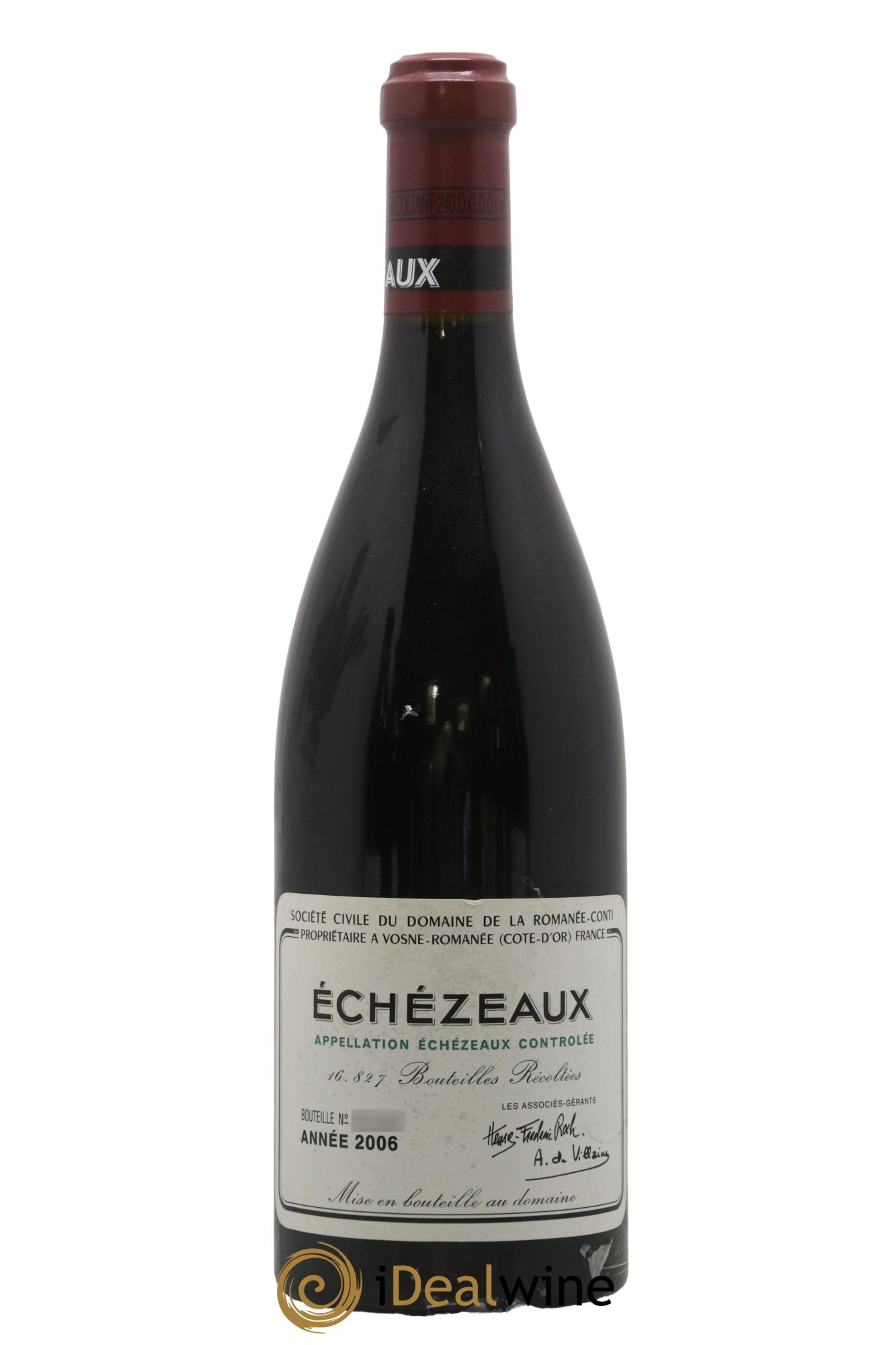 Echezeaux Grand Cru Domaine de la Romanée-Conti 2006 - Lotto di 1 bottiglia - 0