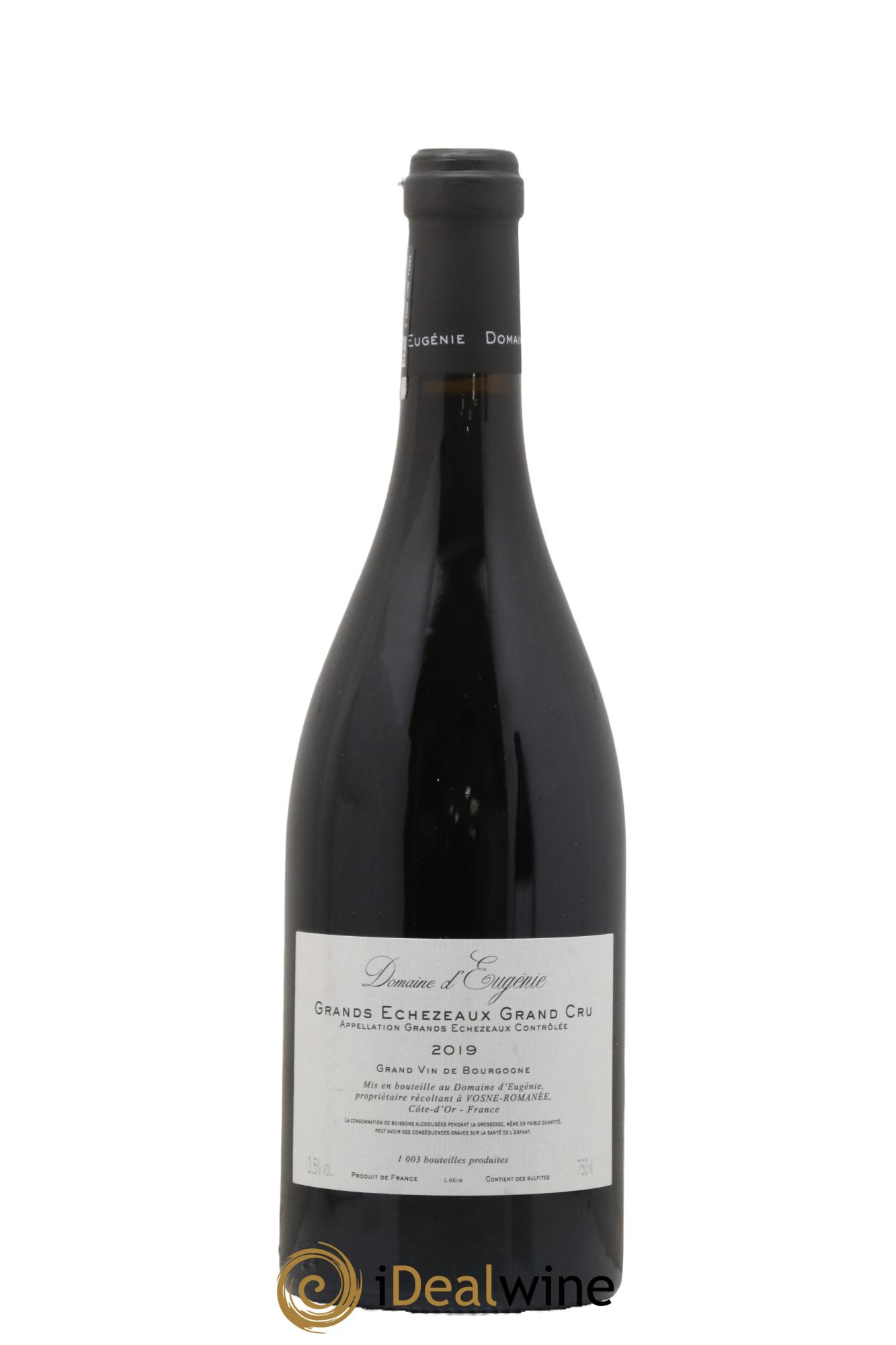 Grands-Echezeaux Grand Cru Domaine René Engel - Domaine Eugénie 2019 - Lot de 1 bouteille - 1
