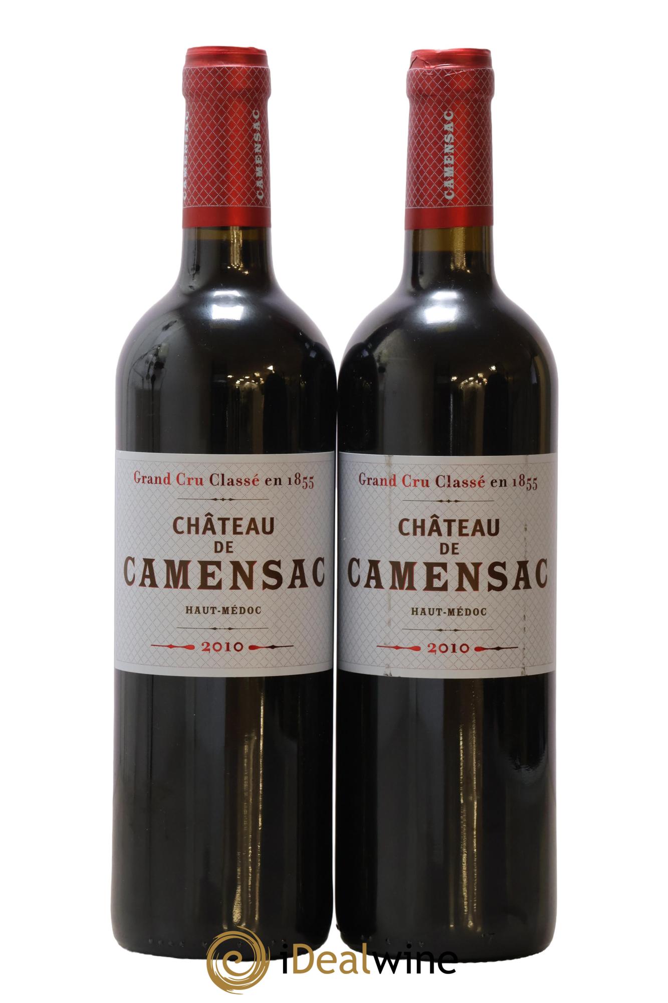 Château Camensac 5ème Grand Cru Classé 2010 - Lot de 2 bouteilles - 0