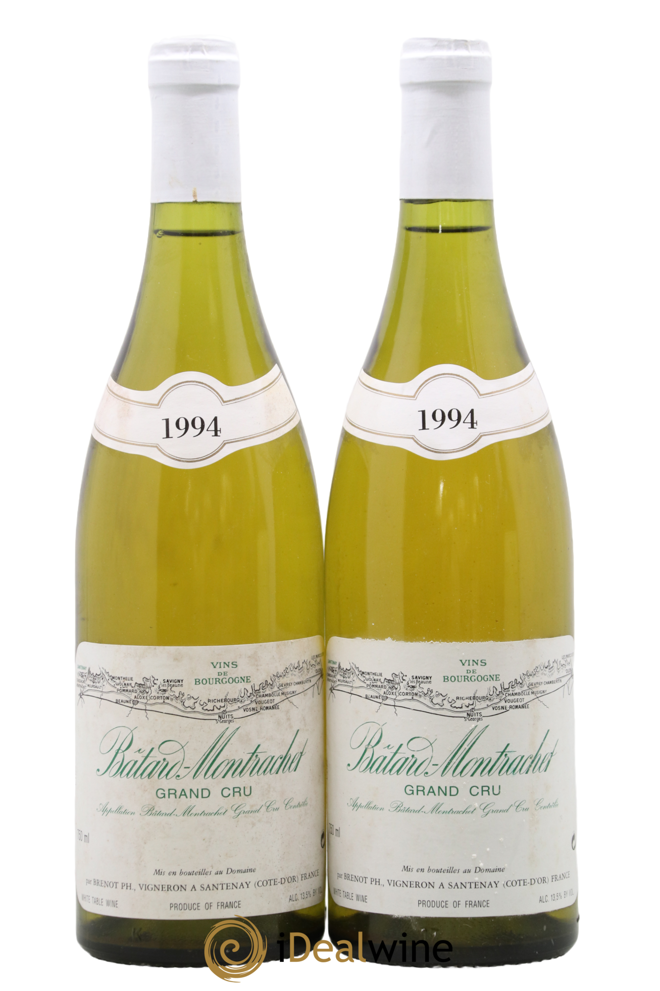 Bâtard-Montrachet Grand Cru Domaine Brenot 1994 - Posten von 2 Flaschen - 0