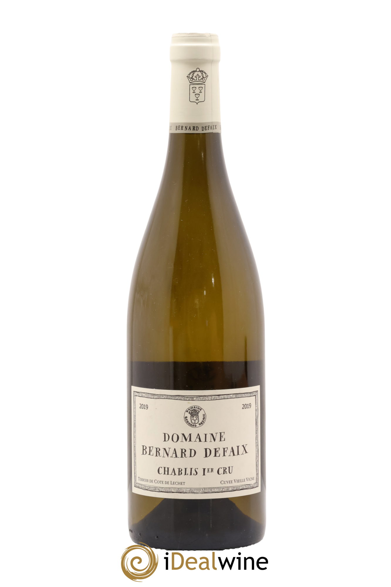 Chablis 1er Cru Côte de Léchet Bernard Defaix Vielles Vignes 2019 - Lot of 1 bottle - 0