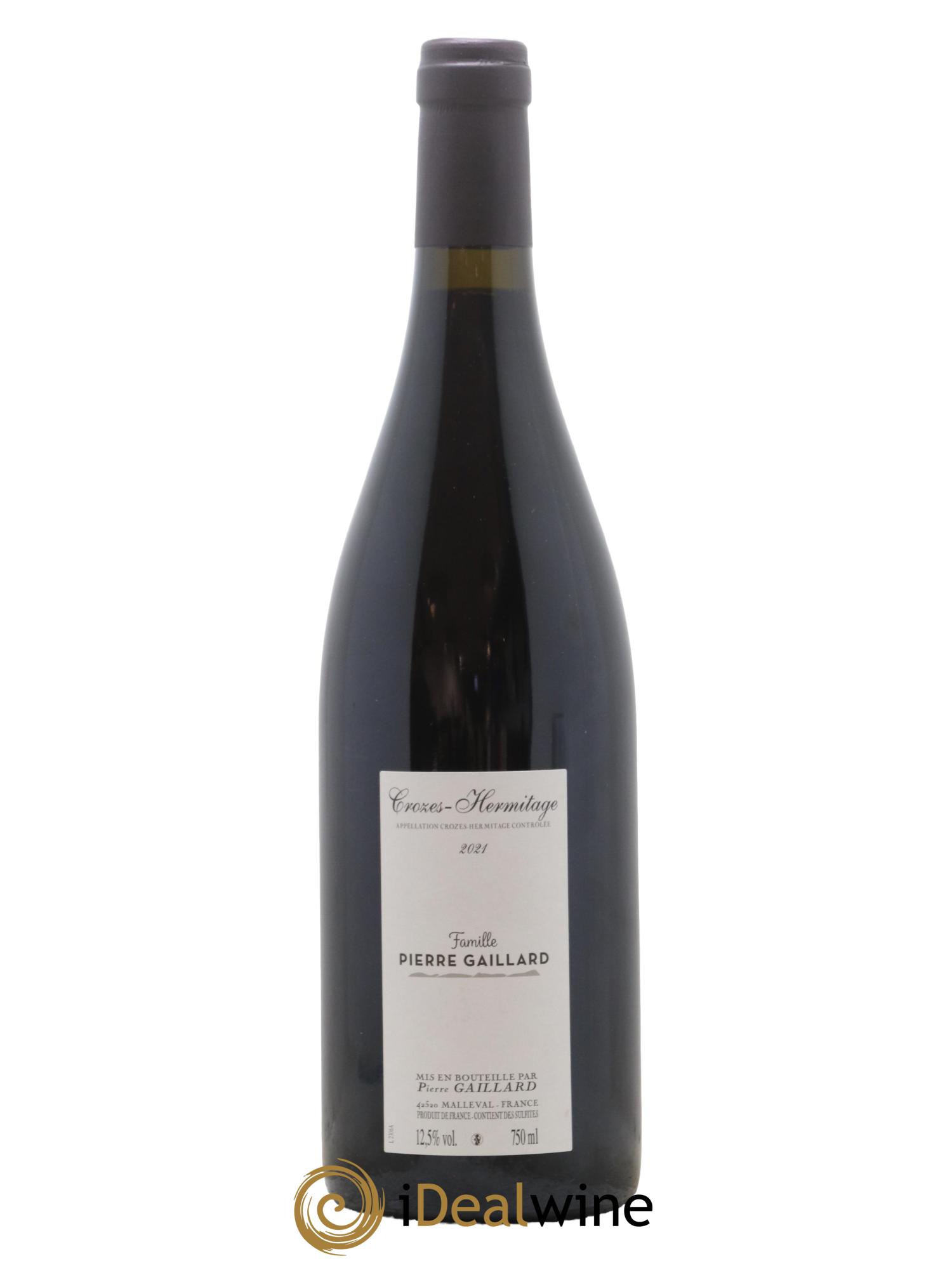 Crozes-Hermitage Pierre Gaillard 2021 - Lot de 1 bouteille - 1