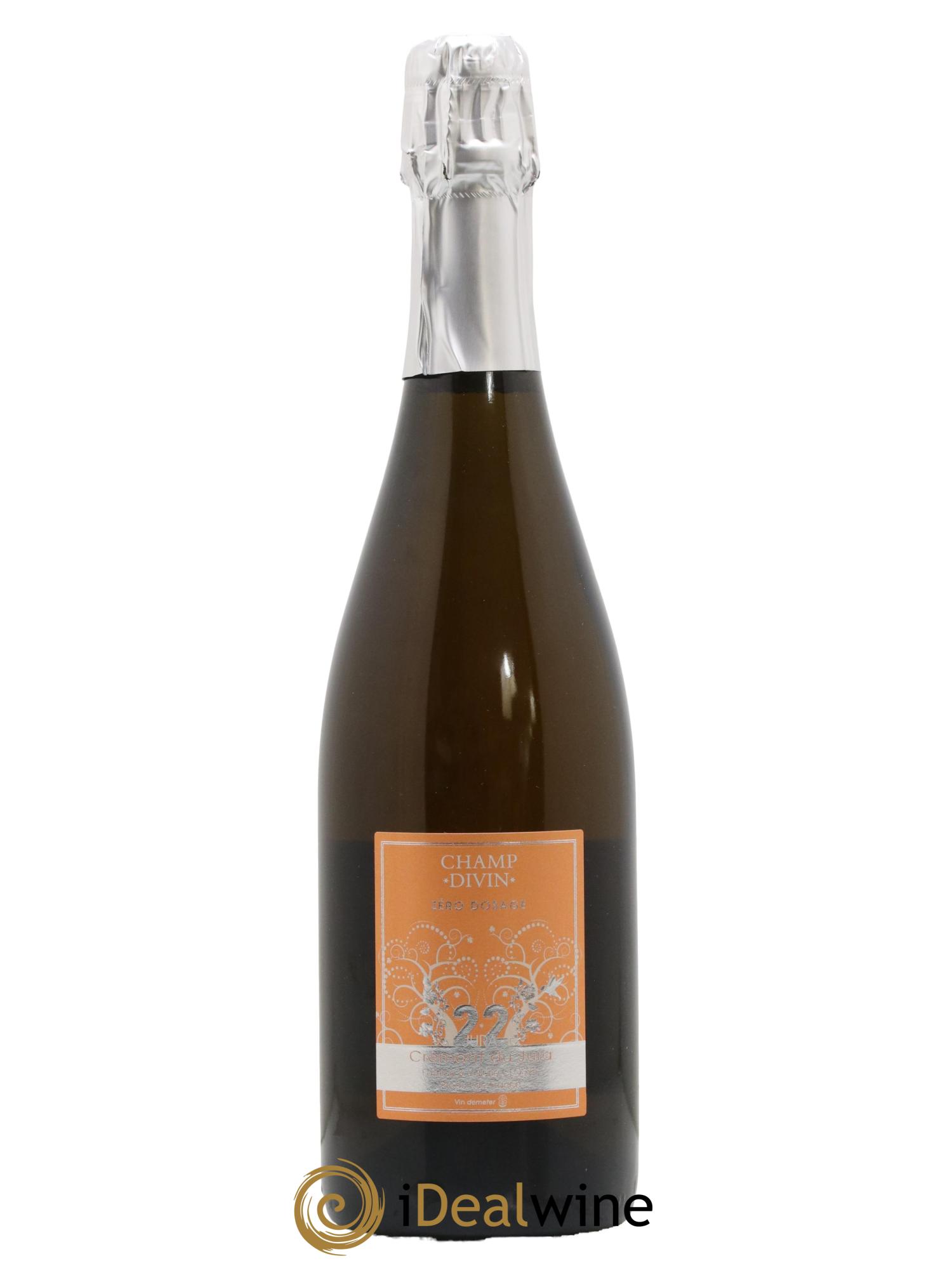 Crémant du Jura Zero Dosage Champ Divin - Lot de 1 bouteille - 0