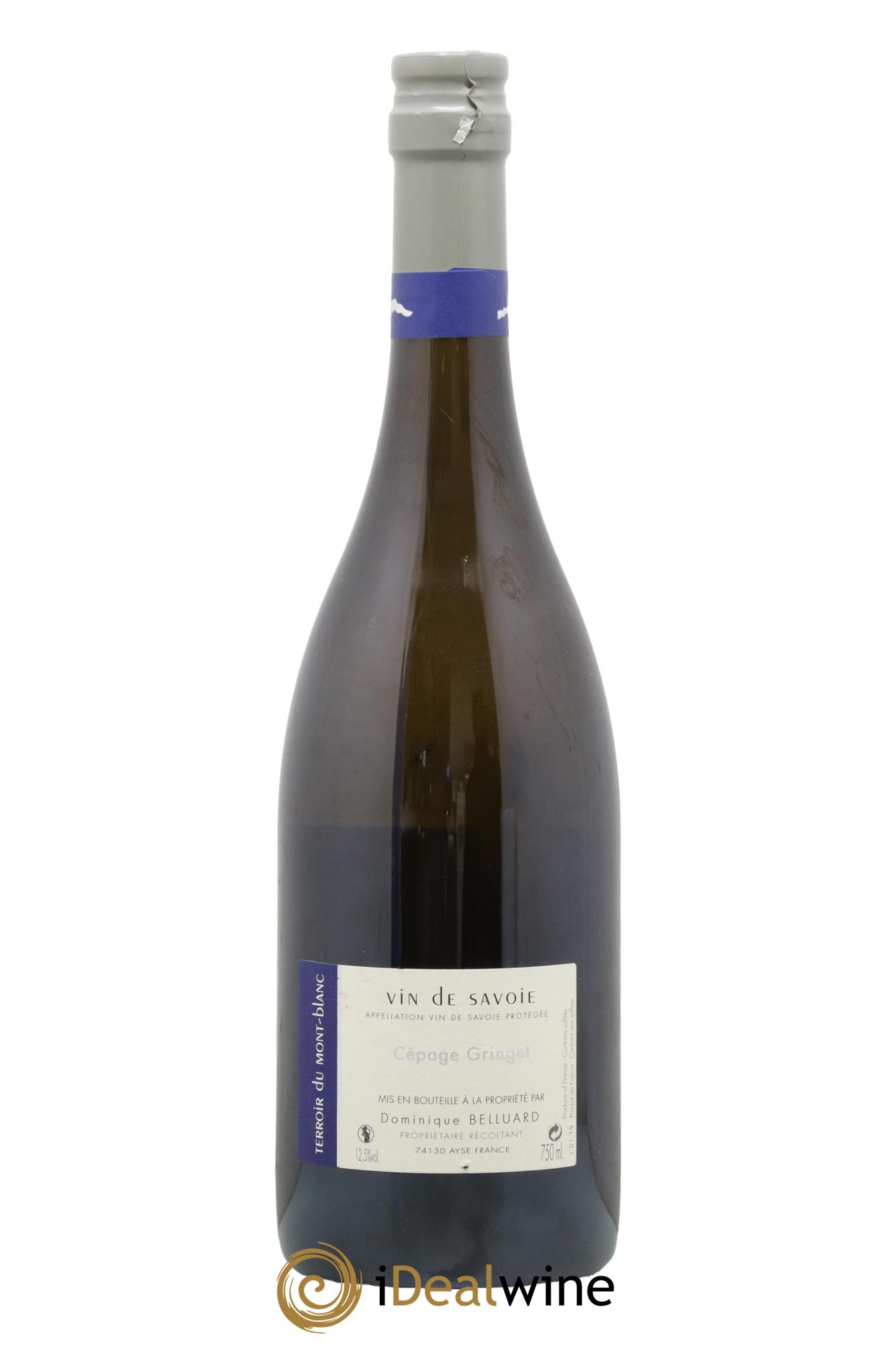 Vin de Savoie Les Alpes Domaine Belluard 2019 - Lot de 1 bouteille - 1