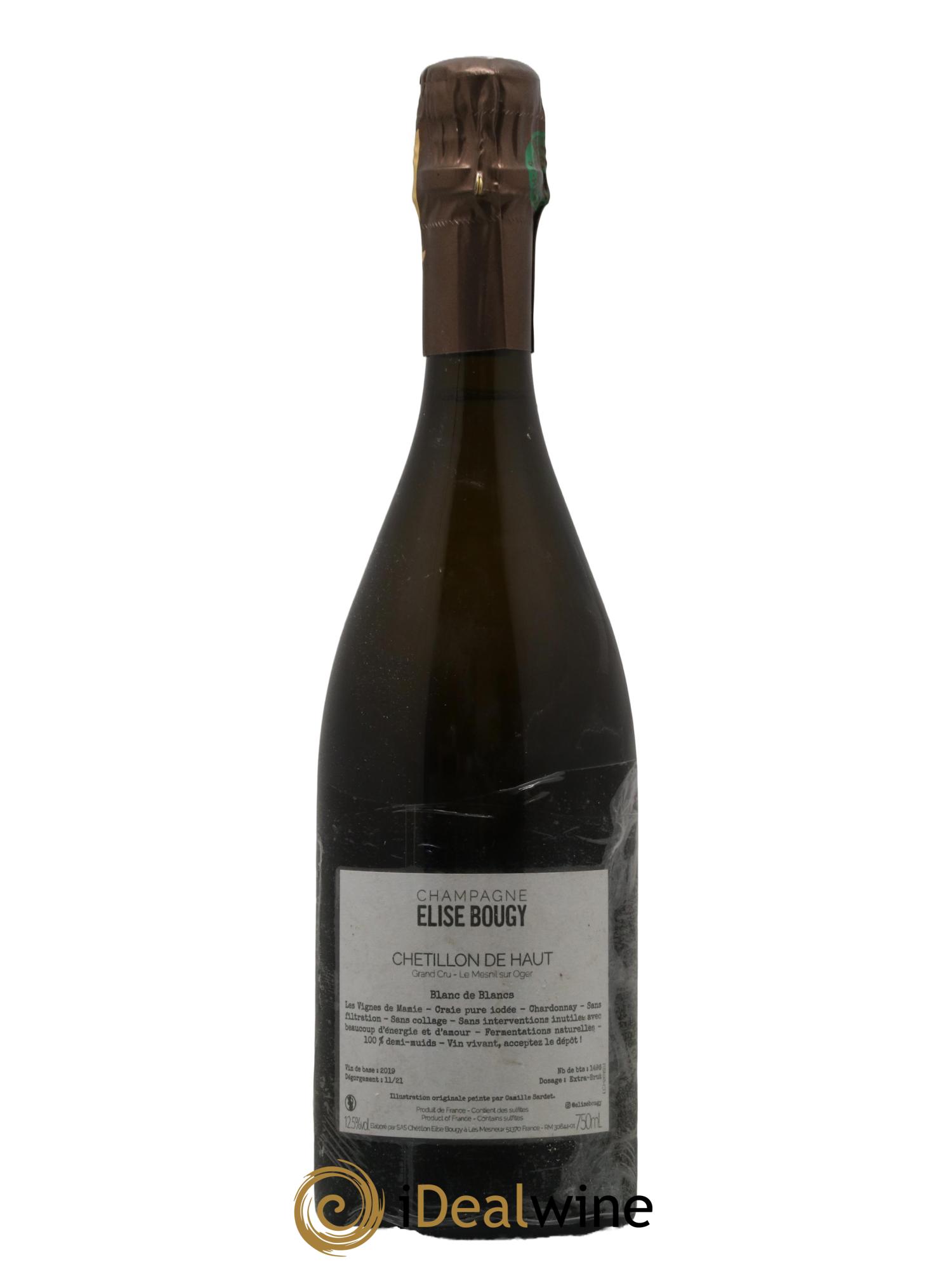 Chétillon de Haut Le Mesnil sur Oger Elise Bougy - Lot de 1 bouteille - 1