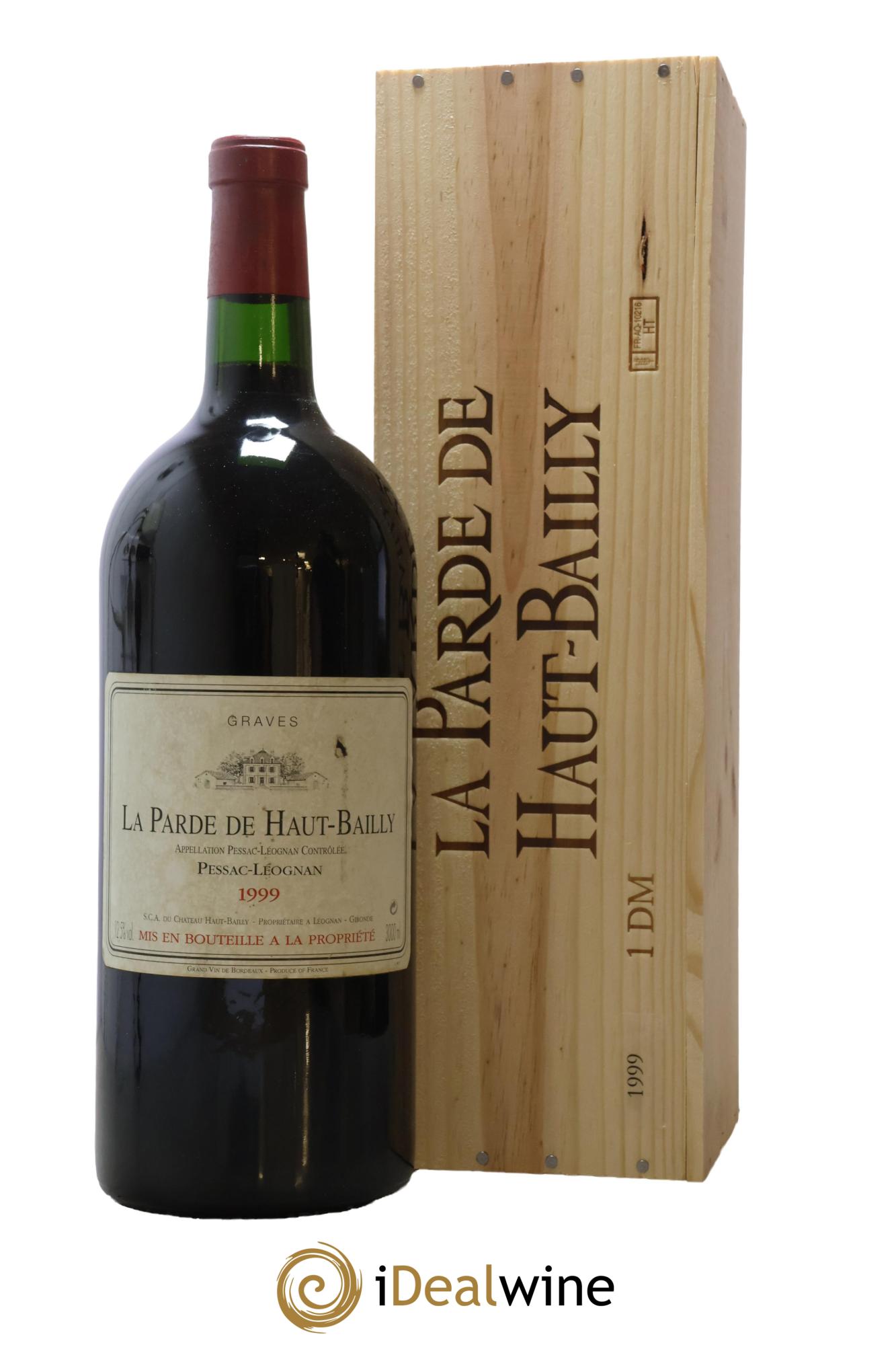 Haut Bailly II (Anciennement La Parde de Haut-Bailly) Second Vin 1999 - Lot de 1 double magnum - 1