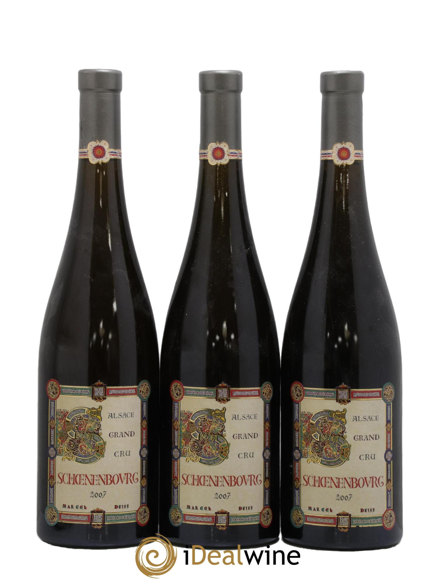 Alsace Grand Cru Schoenenbourg Marcel Deiss (Domaine) 2007 - Posten von 3 Flaschen - 0