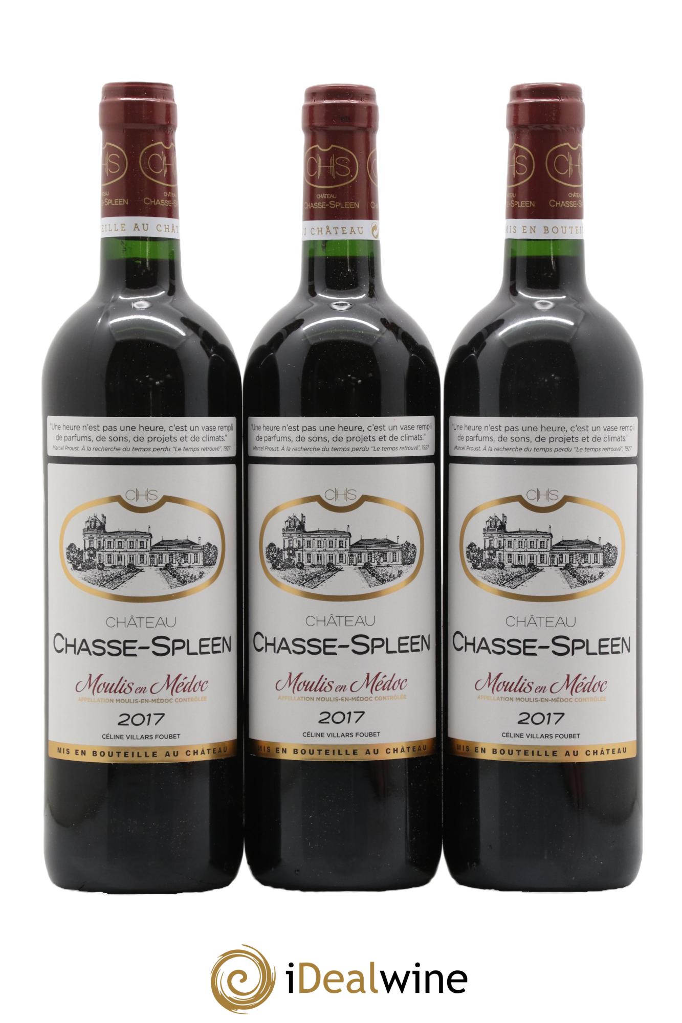Château Chasse Spleen 2017 - Lotto di 6 bottiglie - 1