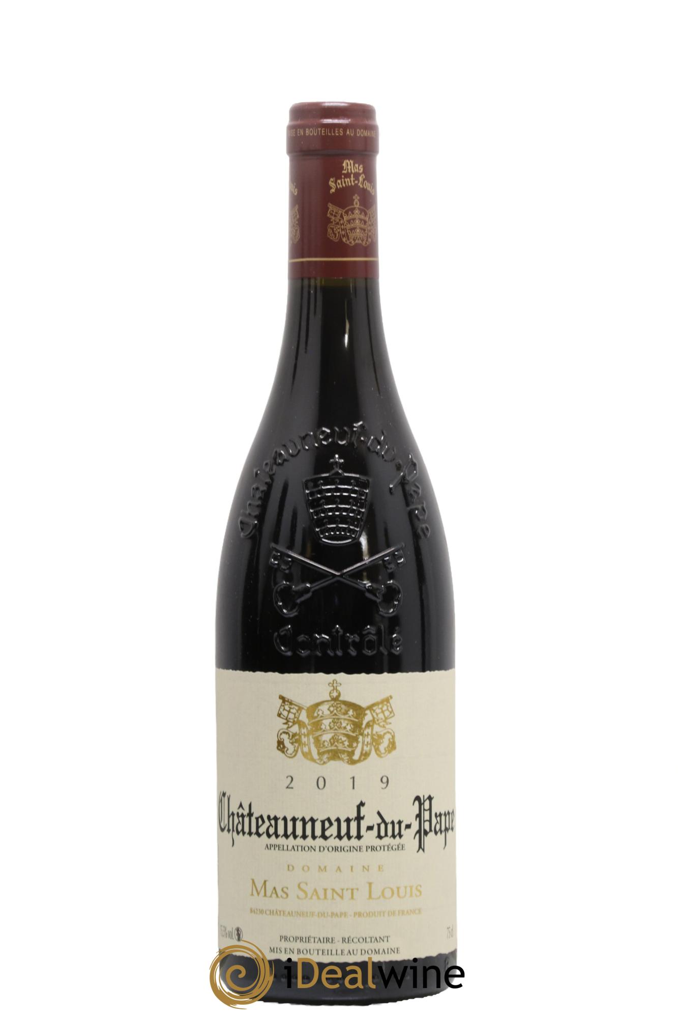 Châteauneuf-du-Pape Mas Saint Louis 2019 - Lot de 1 bouteille - 0