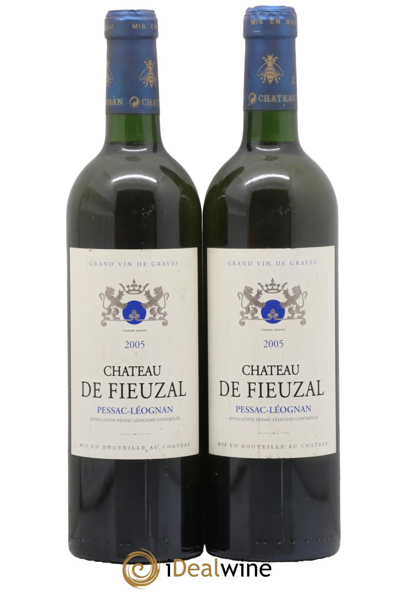 Château de Fieuzal  2005 - Posten von 2 Flaschen - 0
