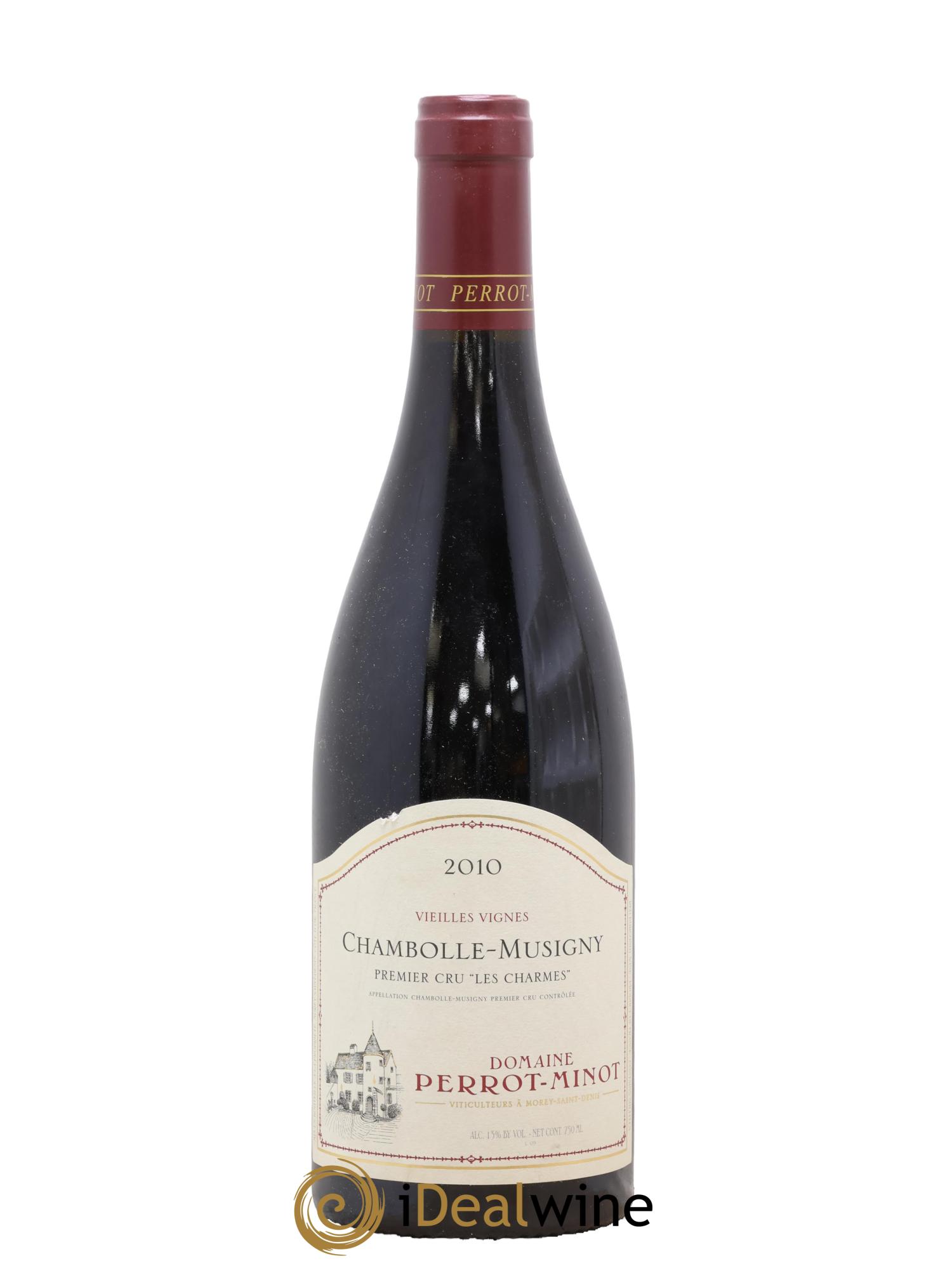 Chambolle-Musigny 1er Cru Les Charmes Vieilles Vignes Perrot-Minot 2010 - Lot de 1 bouteille - 0