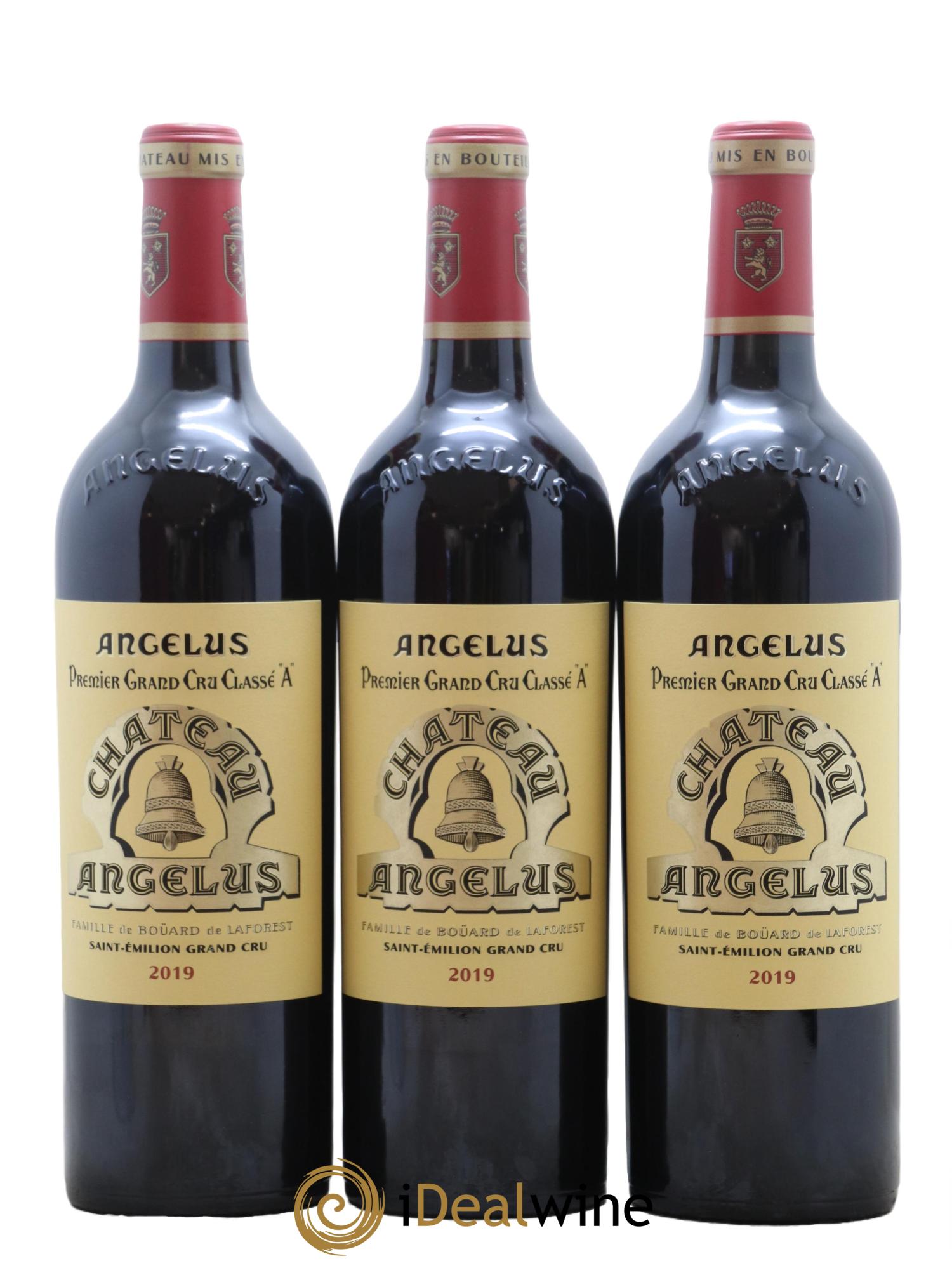 Château Angélus 1er Grand Cru Classé A 2019 - Lot de 6 bouteilles - 1