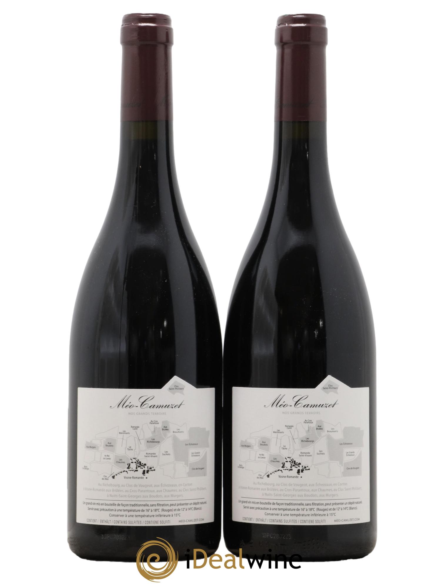 Clos de Vougeot Grand Cru Méo-Camuzet (Domaine) 2020 - Lotto di 2 bottiglie - 1