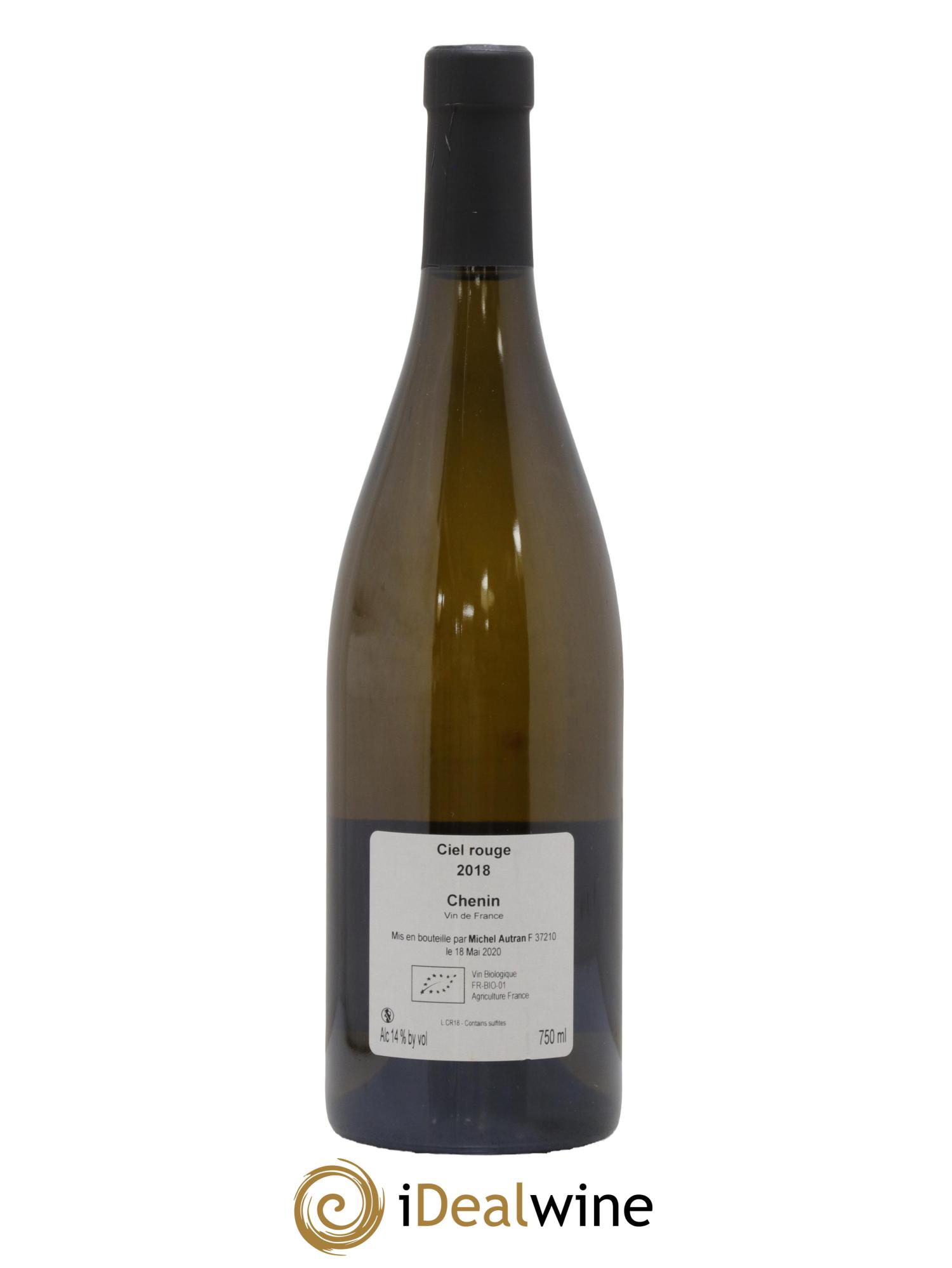 Vin de France Ciel Rouge Michel Autran 2018 - Lot de 1 bouteille - 1