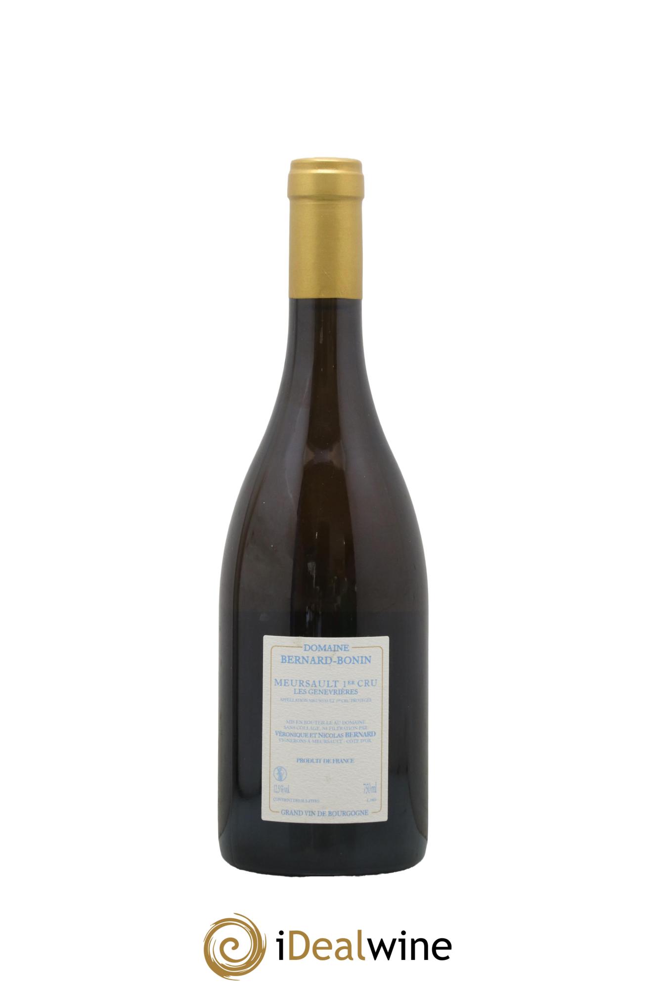 Meursault 1er Cru Les Genevrières Bernard Bonin 2016 - Lotto di 1 bottiglia - 1
