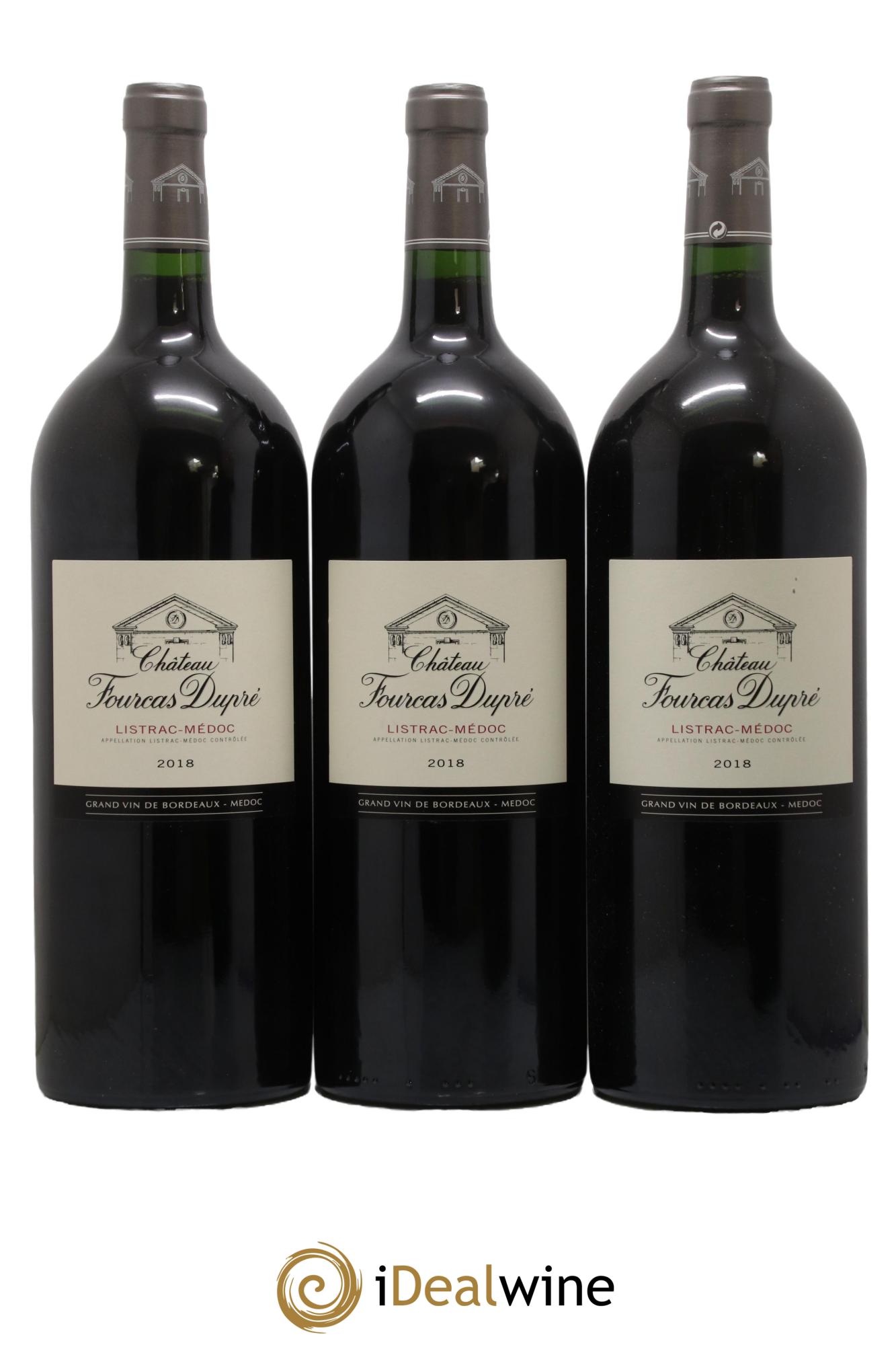 Château Fourcas Dupré 2018 - Lot de 3 magnums - 0