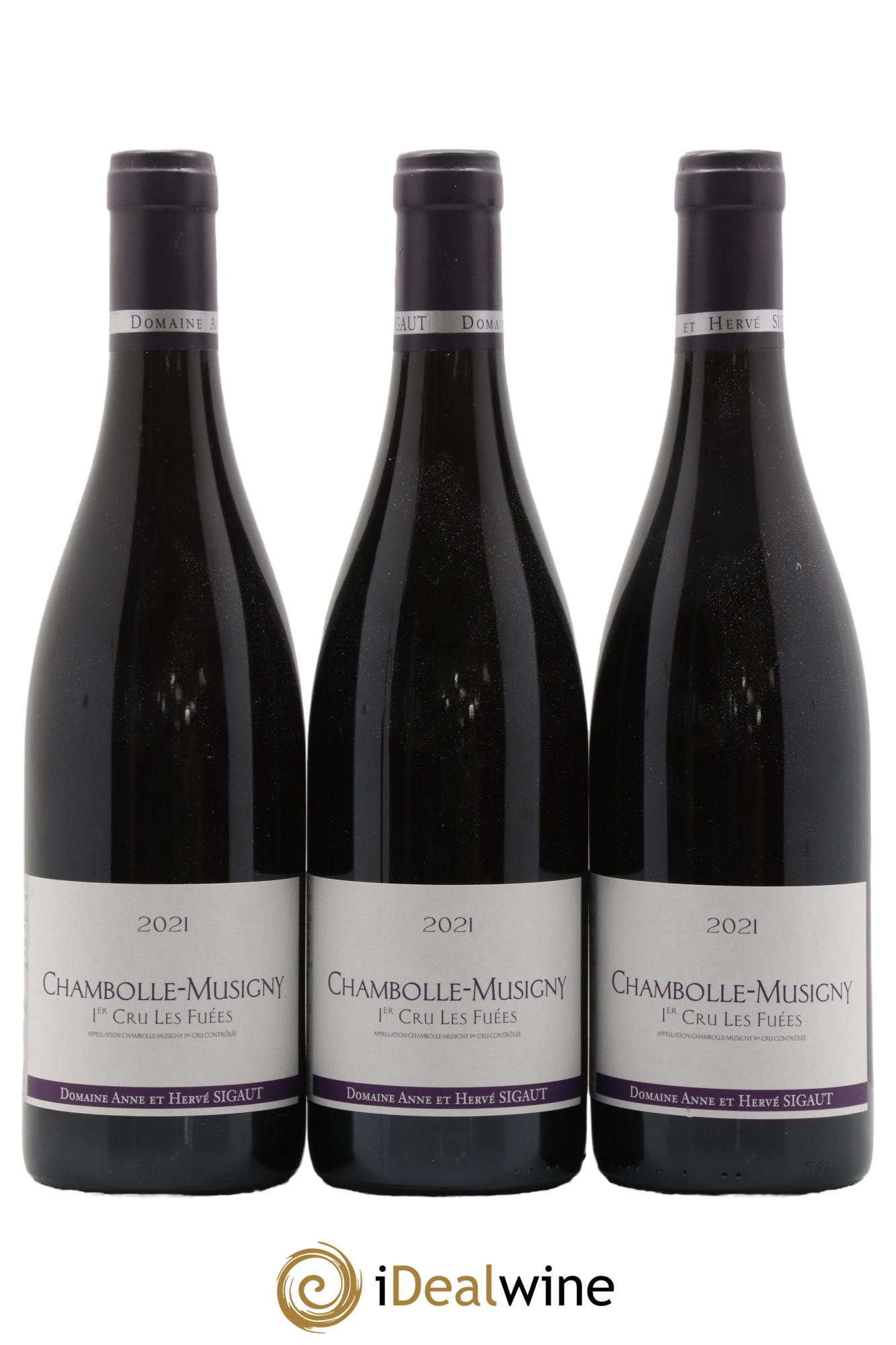 Chambolle-Musigny 1er Cru Les Fuées Anne et Hervé Sigaut (Domaine) 2021 - Lot of 3 bottles - 0