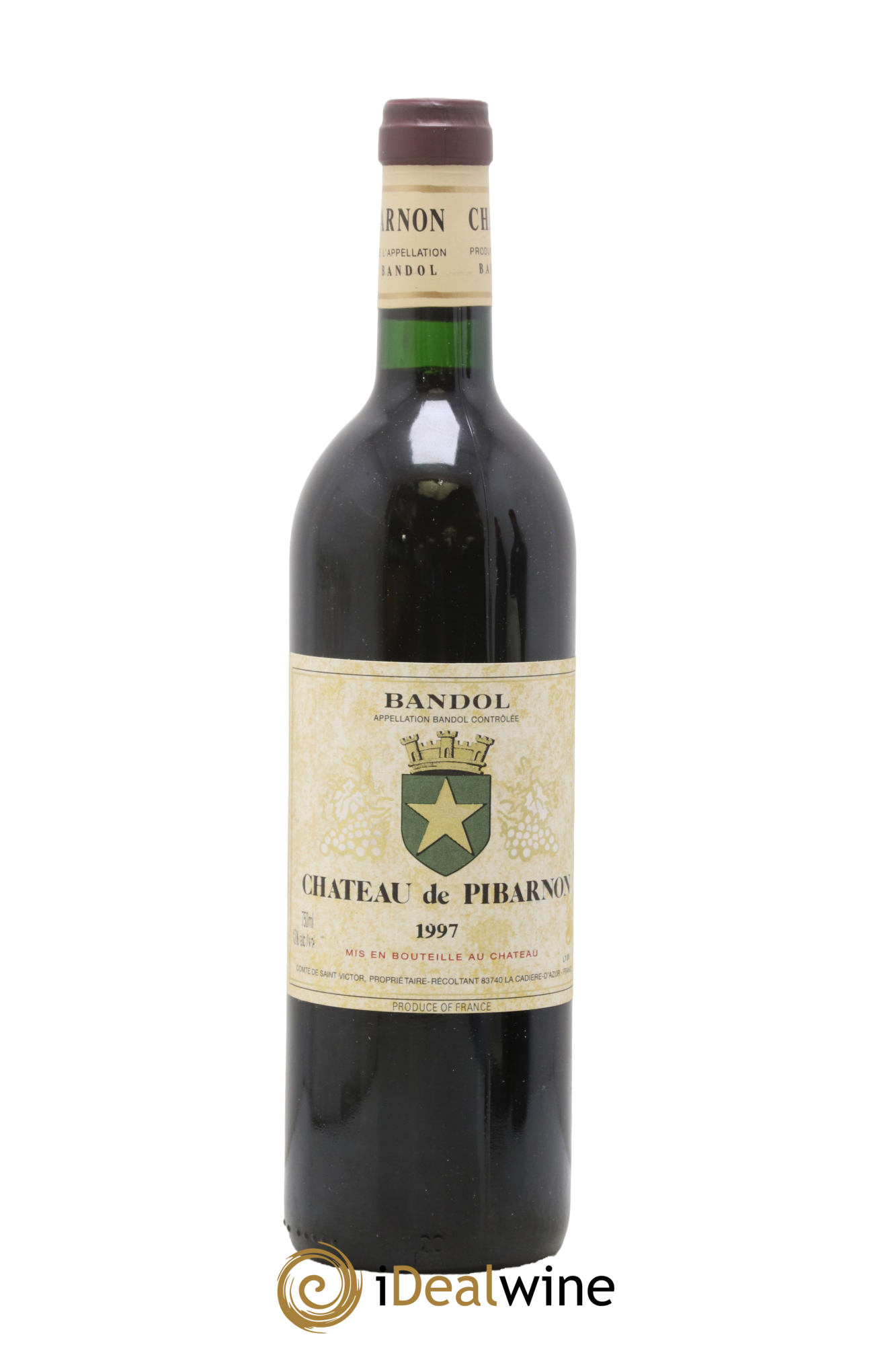 Bandol Château de Pibarnon Comte de Saint-Victor 1997 - Lotto di 1 bottiglia - 0