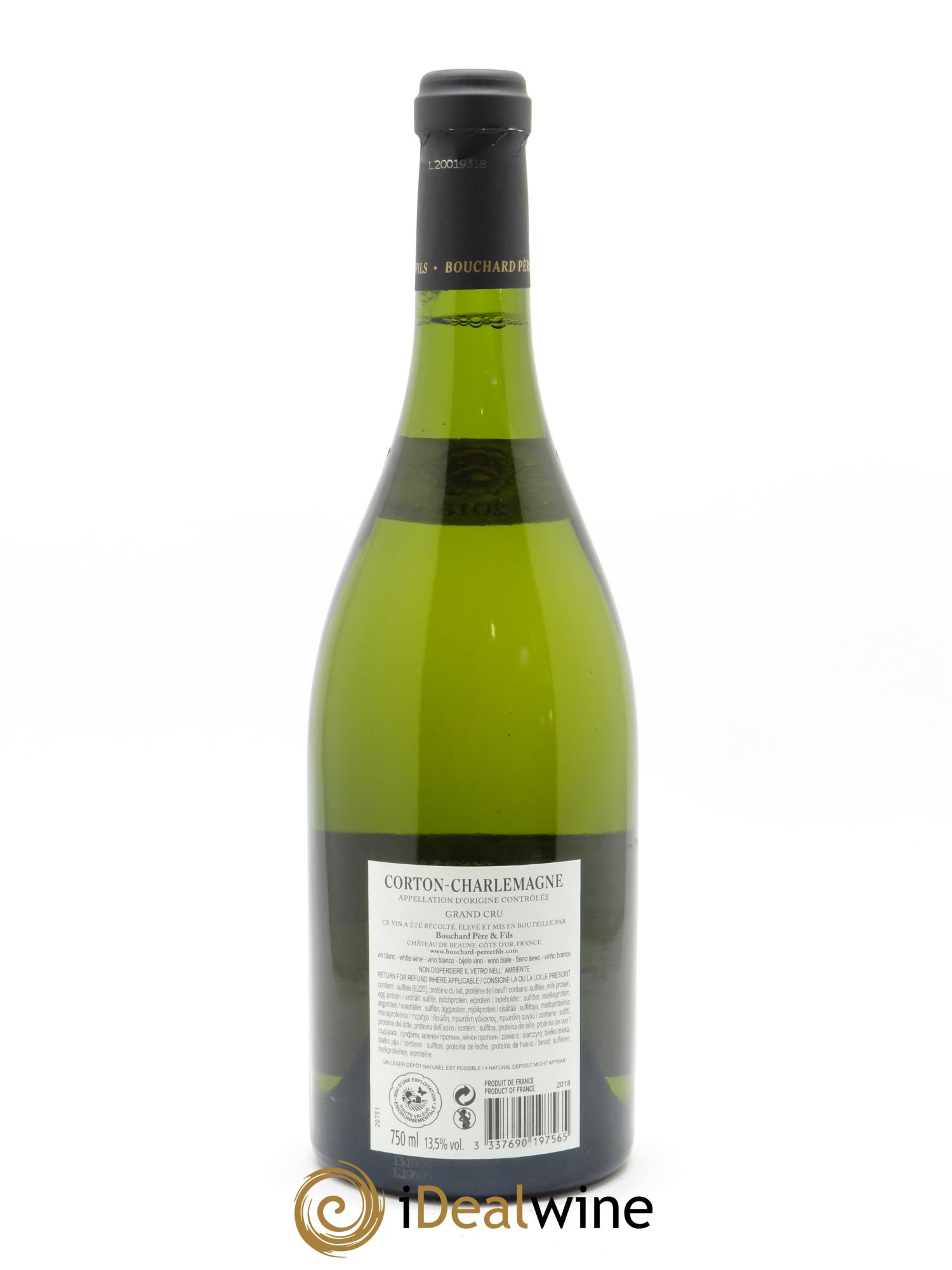 Corton-Charlemagne Grand Cru Bouchard Père & Fils 2018 - Lot de 1 bouteille - 1
