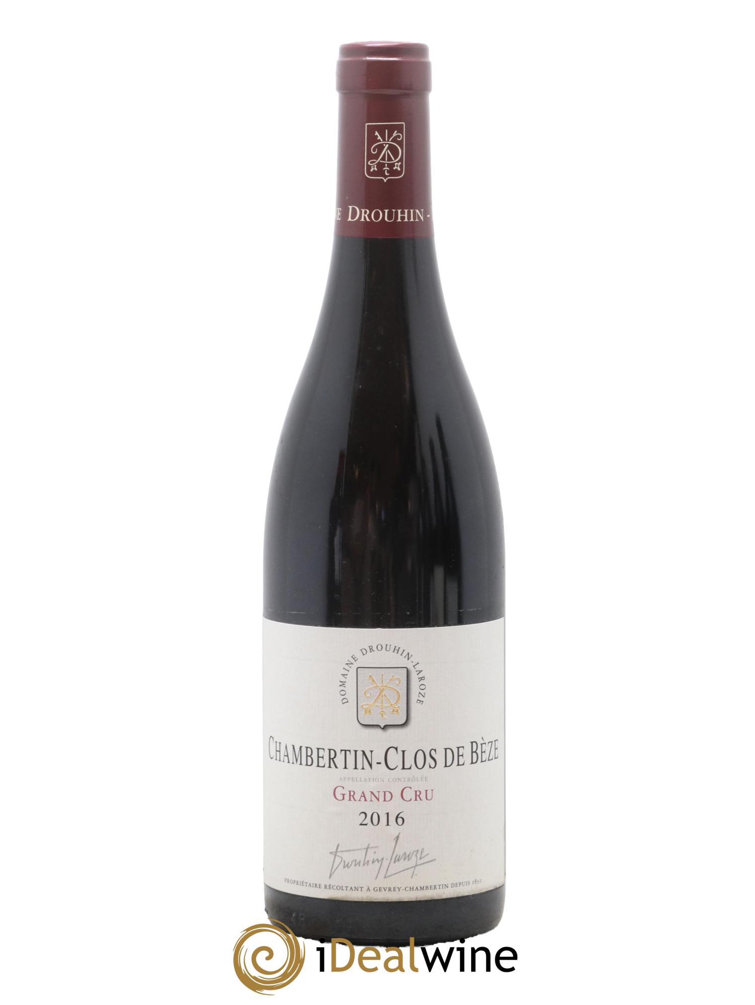 Chambertin Clos de Bèze Grand Cru Domaine Drouhin-Laroze 2016 - Lot de 1 bouteille - 0