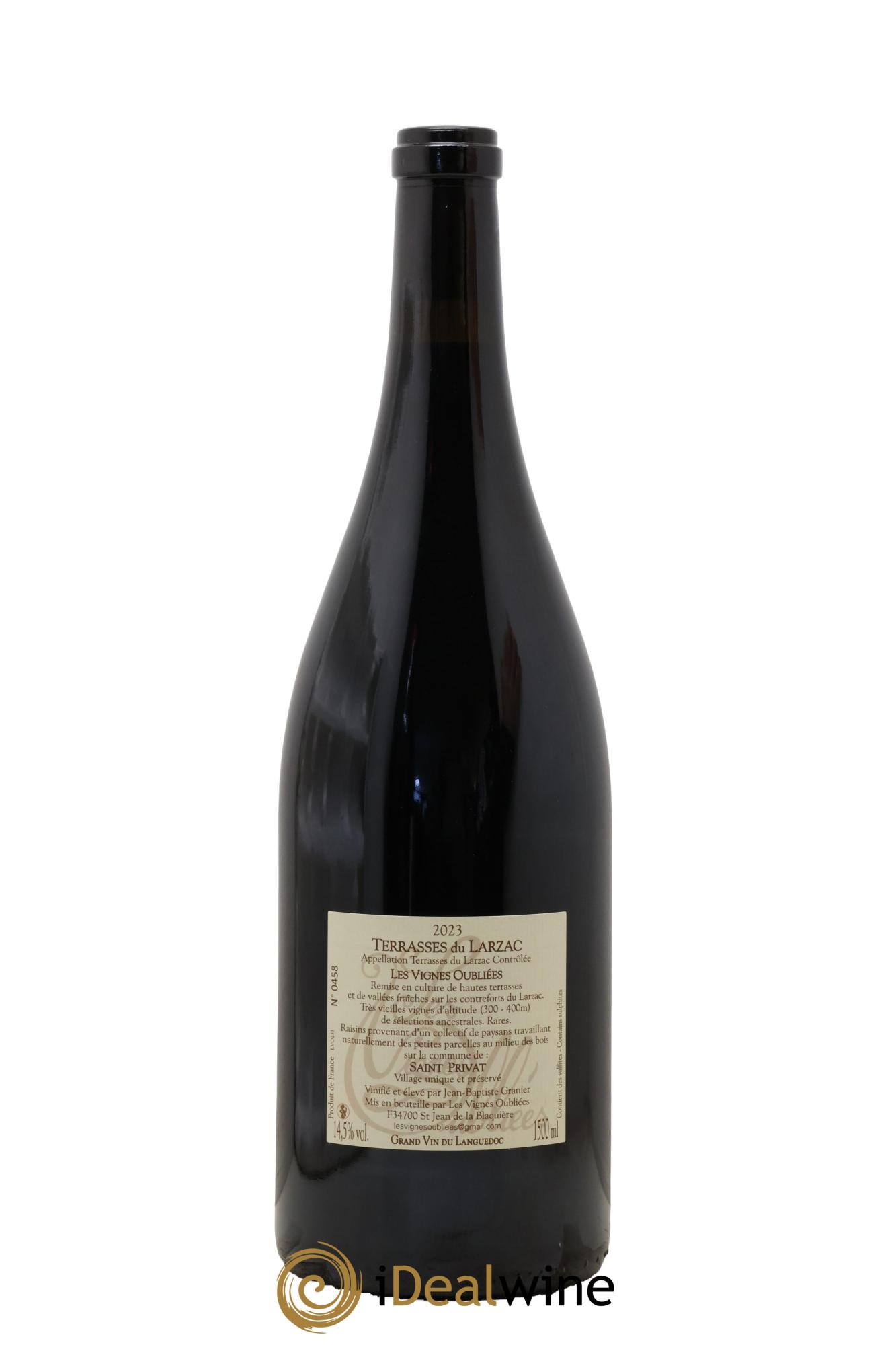 Terrasses du Larzac Les Vignes Oubliées Jean-Baptiste Granier 2023 - Lot of 1 magnum - 1