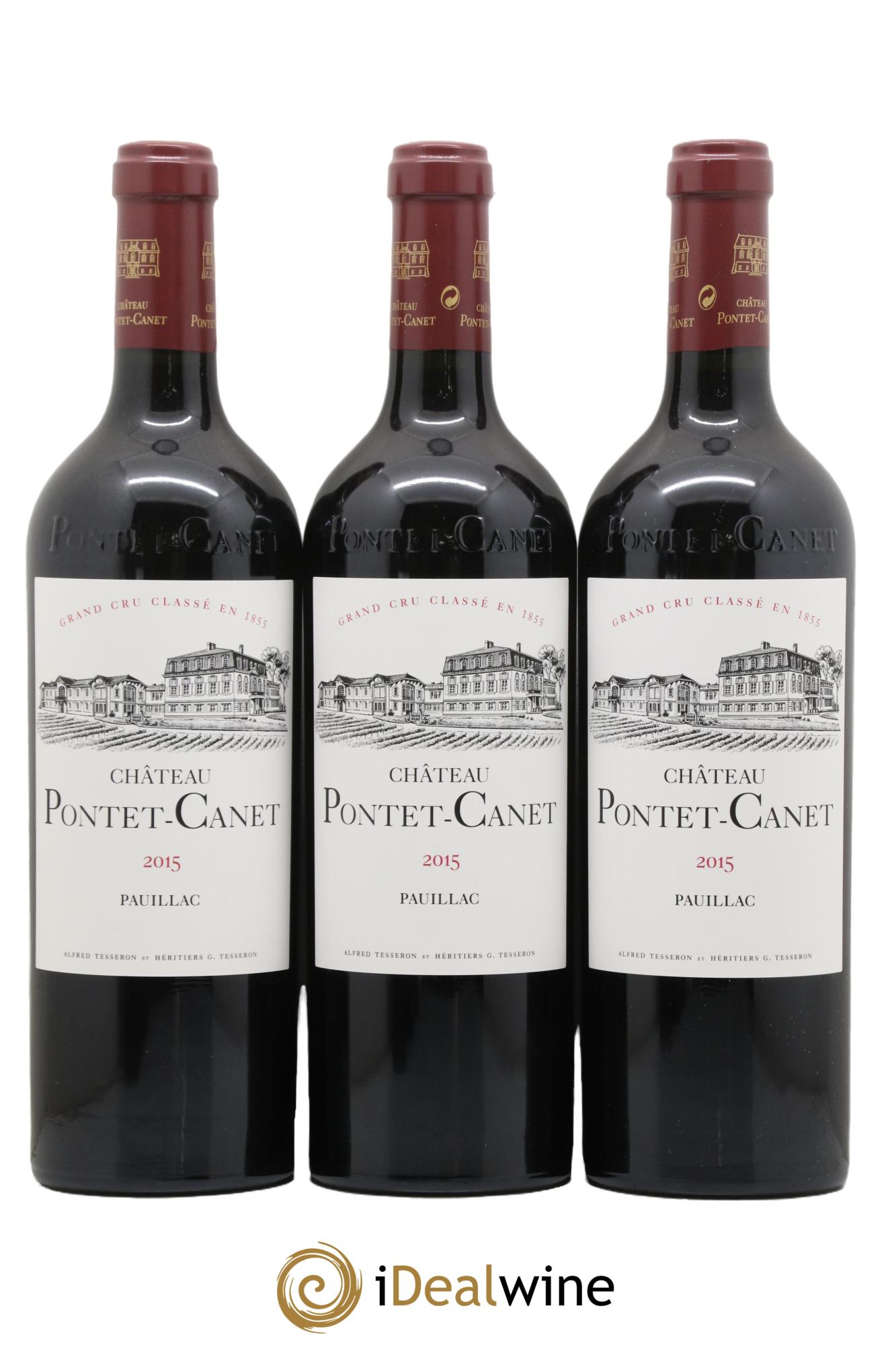 Château Pontet Canet 5ème Grand Cru Classé 2015 - Lotto di 6 bottiglie - 1
