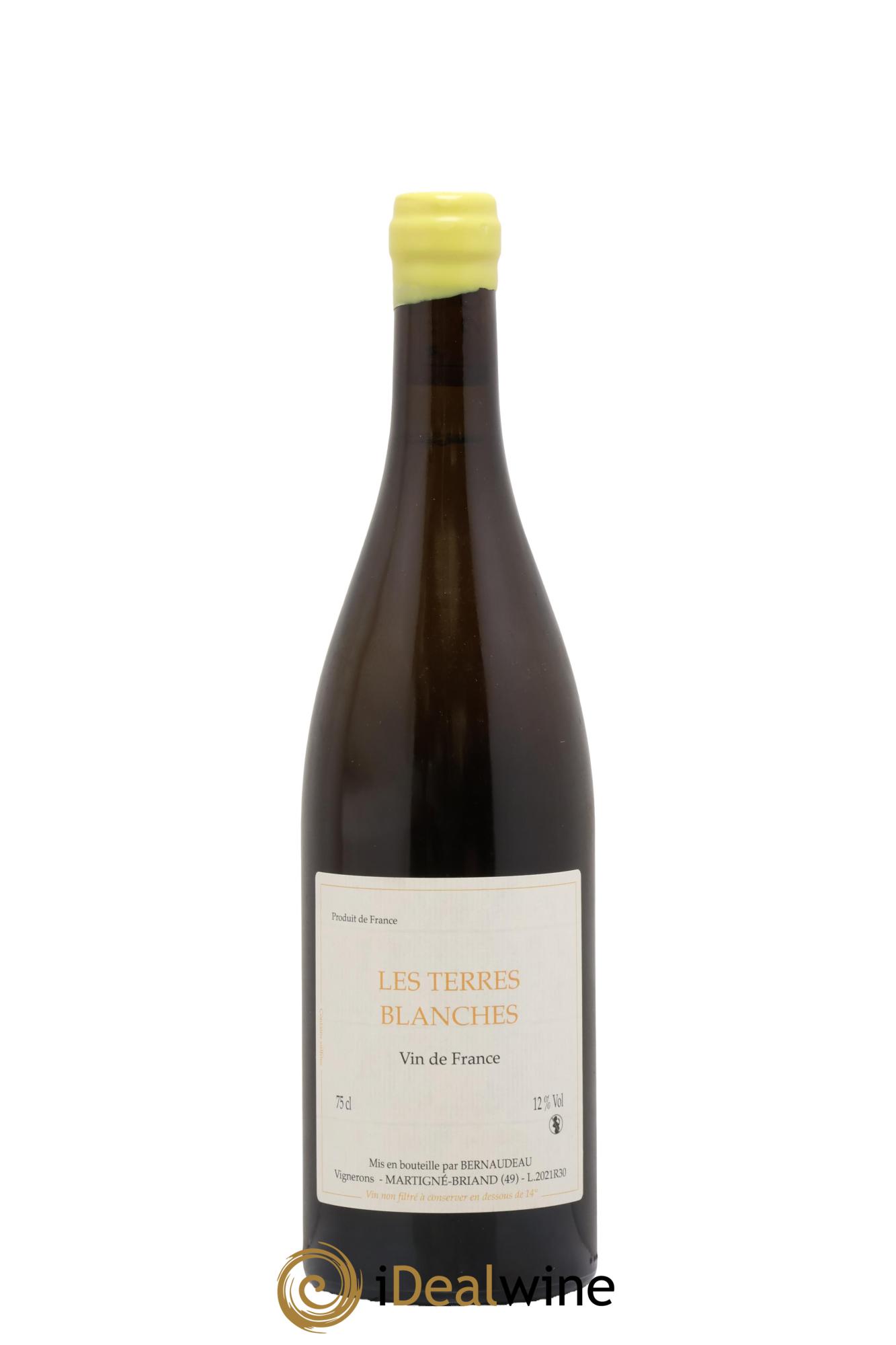 Vin de France Les Terres Blanches Stéphane Bernaudeau 2021 - Lot of 1 bottle - 0