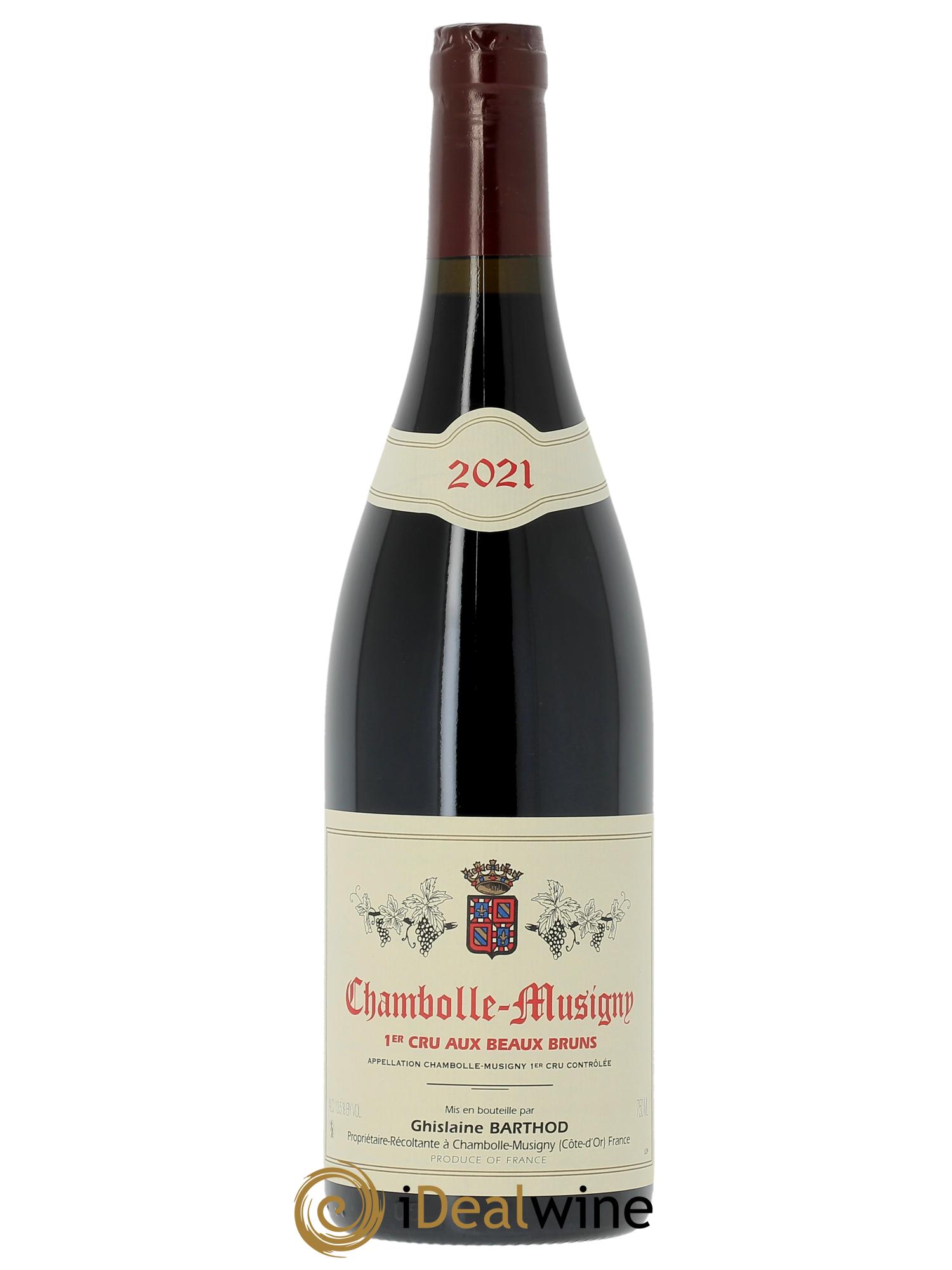 Chambolle-Musigny 1er Cru Aux Beaux Bruns Ghislaine Barthod 2021 - Lot de 1 bouteille - 0