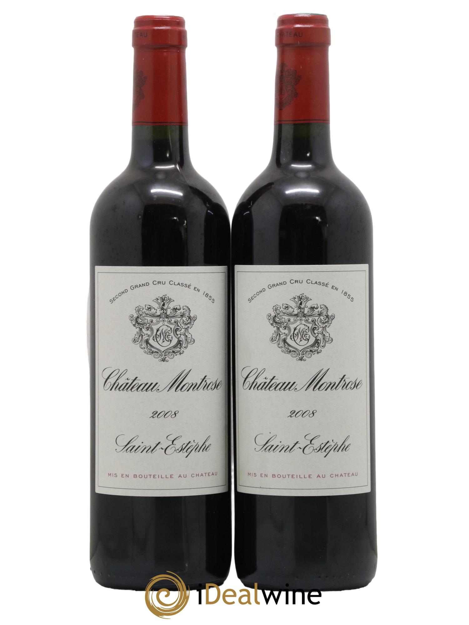 Château Montrose 2ème Grand Cru Classé 2008 - Lot de 2 bouteilles - 0