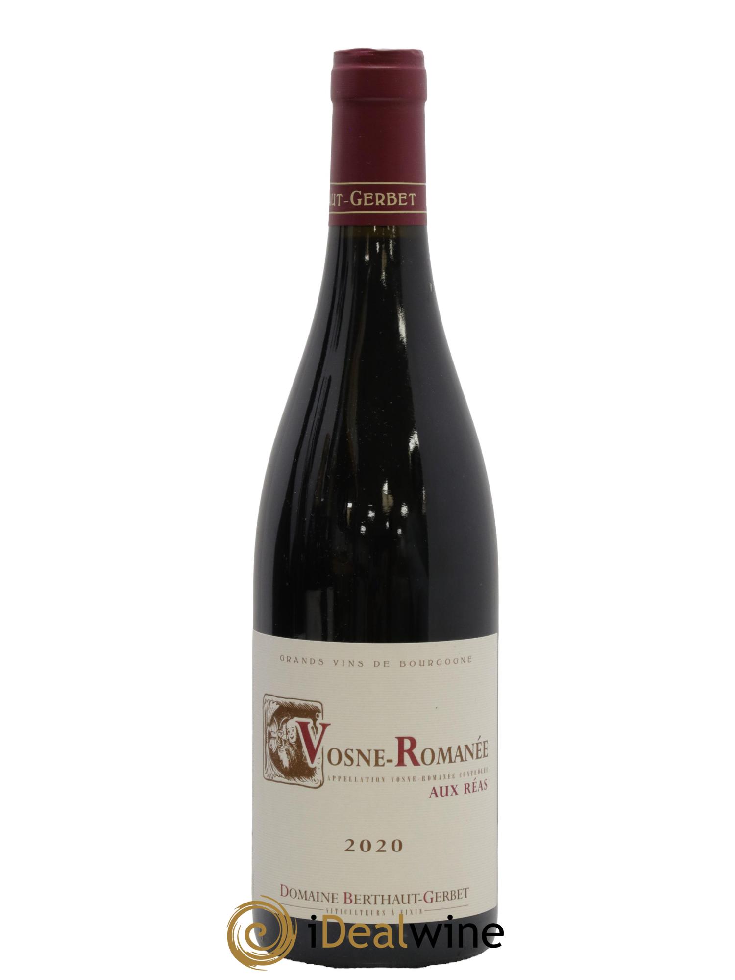 Vosne-Romanée Aux Reas Berthaut Gerbet (Domaine) 2020 - Lot de 1 bouteille - 0