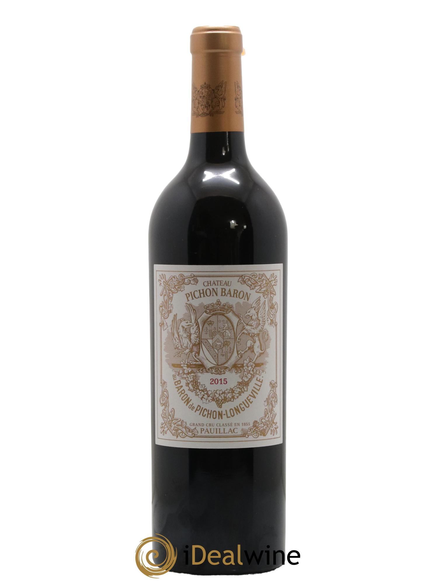 Pichon Longueville Baron 2ème Grand Cru Classé 2015 - Lot de 1 bouteille - 0