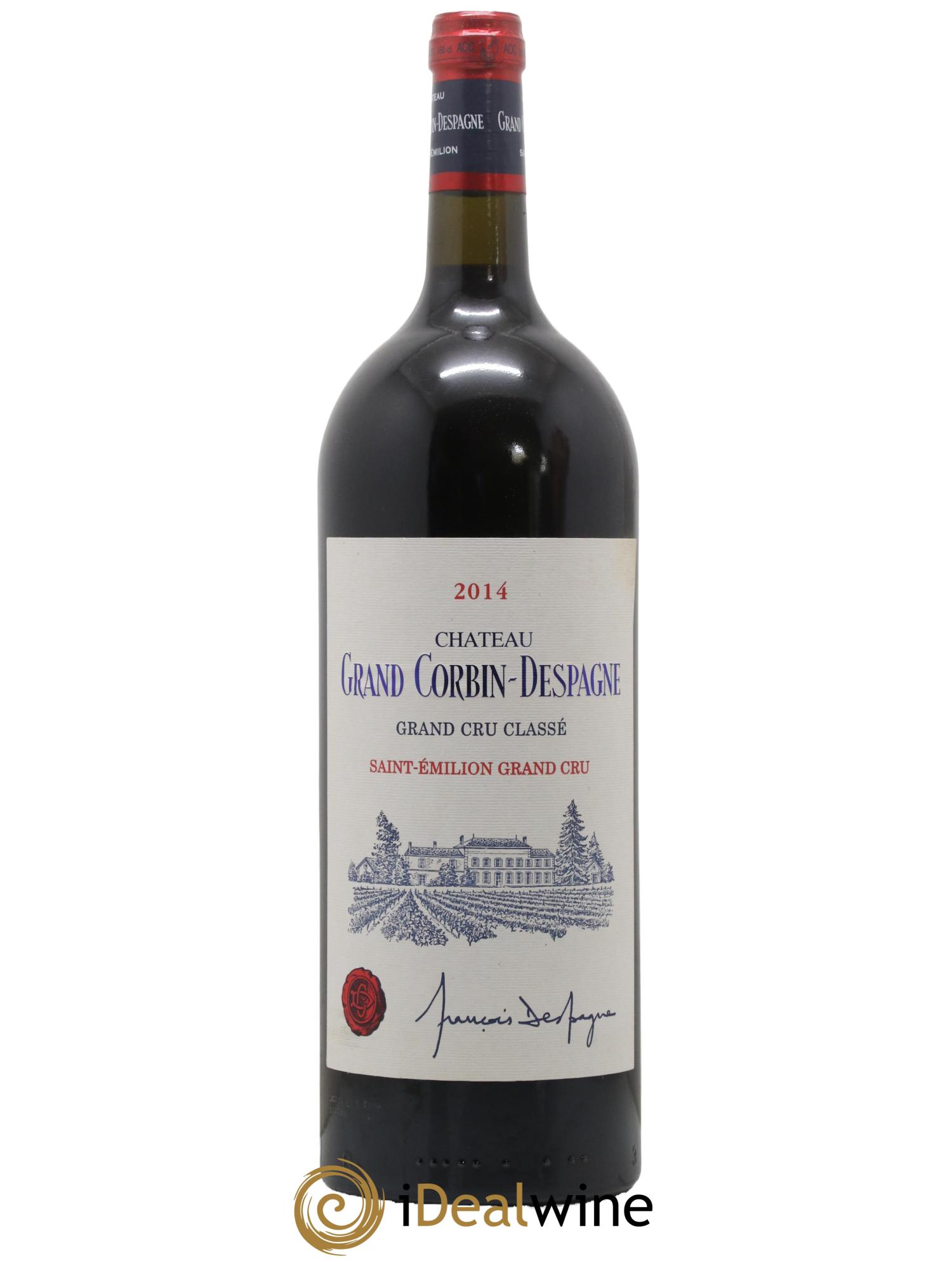 Château Grand Corbin Despagne Grand Cru Classé 2014 - Lot de 1 magnum - 0