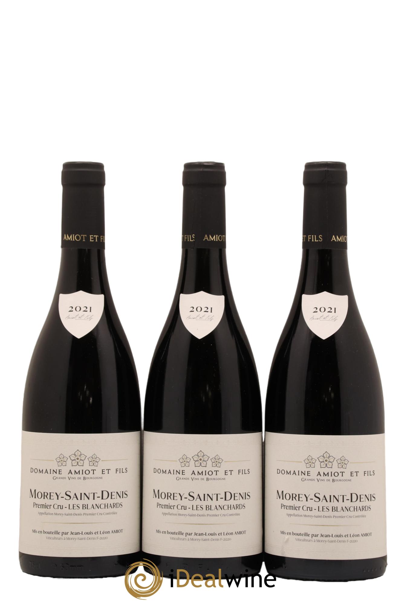 Morey-Saint-Denis 1er Cru Les Blanchards Domaine Amiot Pere Et Fils 2021 - Lot de 3 bouteilles - 0