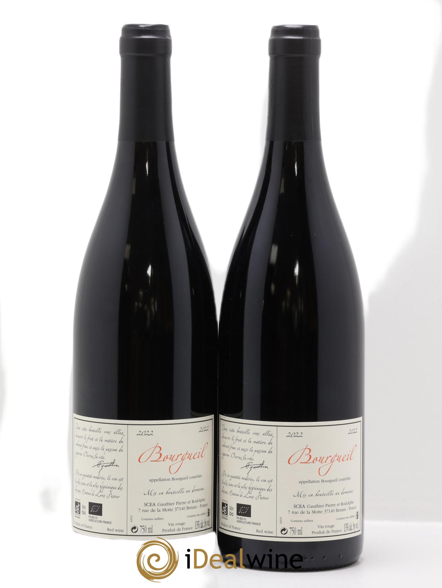 Bourgueil Jour de Soif Domaine du Bel Air 2022 - Lot de 2 bouteilles - 1