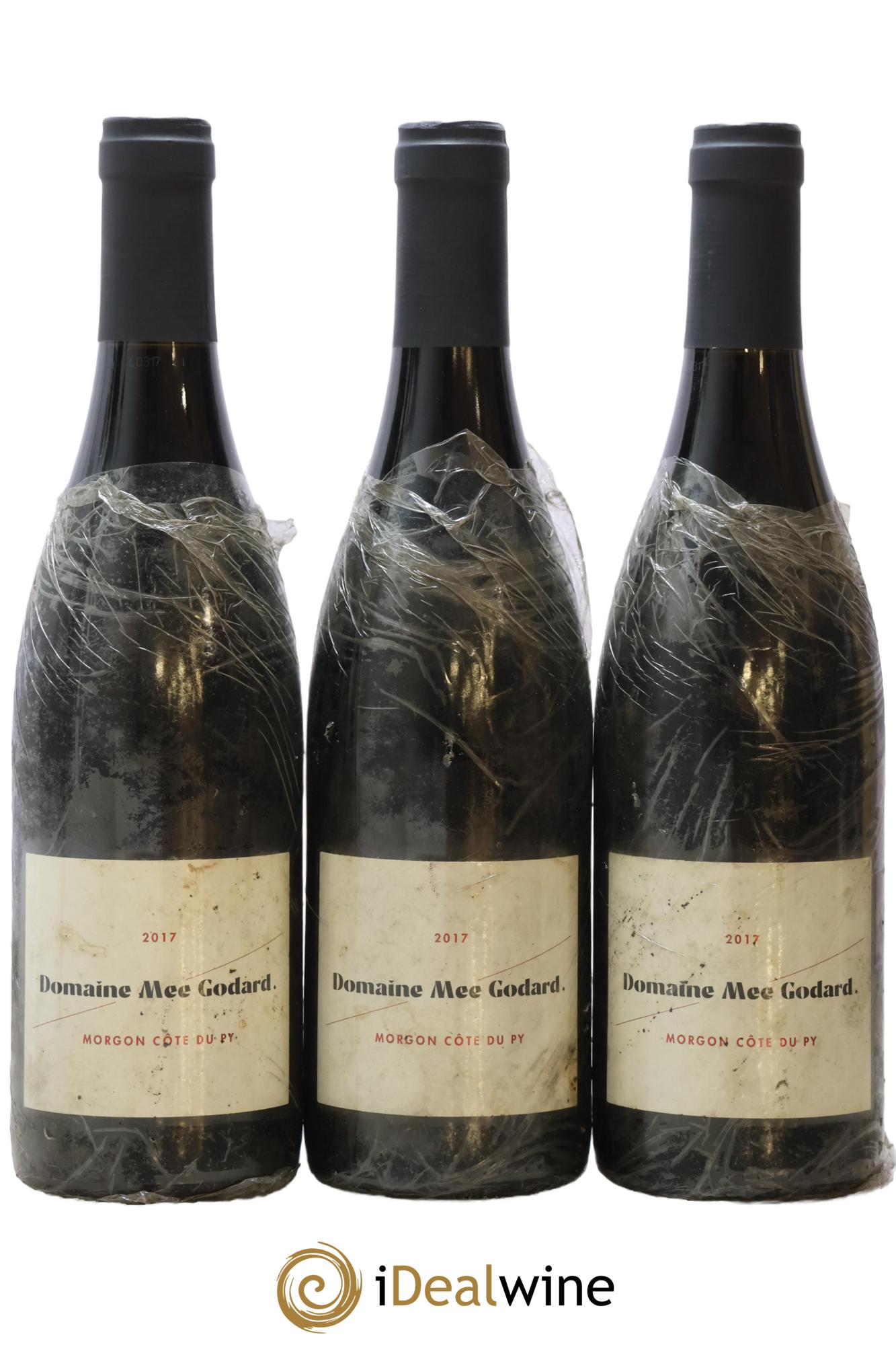 Morgon Côte du Py Mee Godard 2017 - Lot of 3 bottles - 0