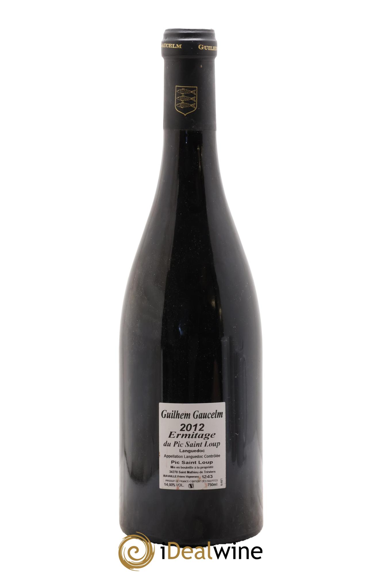 Pic Saint-Loup Héritage du Pic Saint-Loup (anciennement Ermitage) Guilhem Gaucelm 2012 - Posten von 1 Flasche - 1